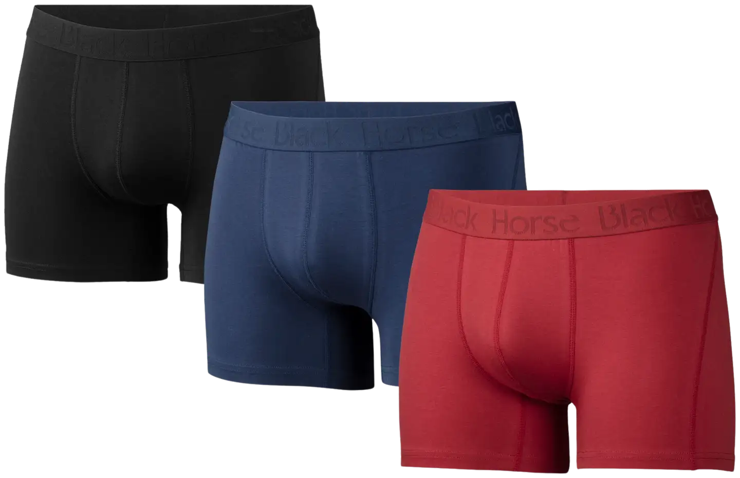 Black Horse miesten bokserit 3-pack I114 - Savvy Red