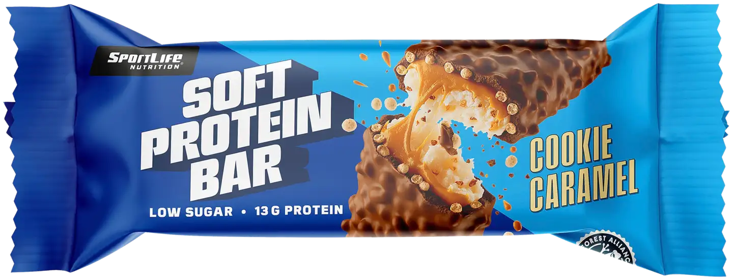SportLife Nutrition Soft Protein Bar 45g Cookie Caramel proteiinipatukka