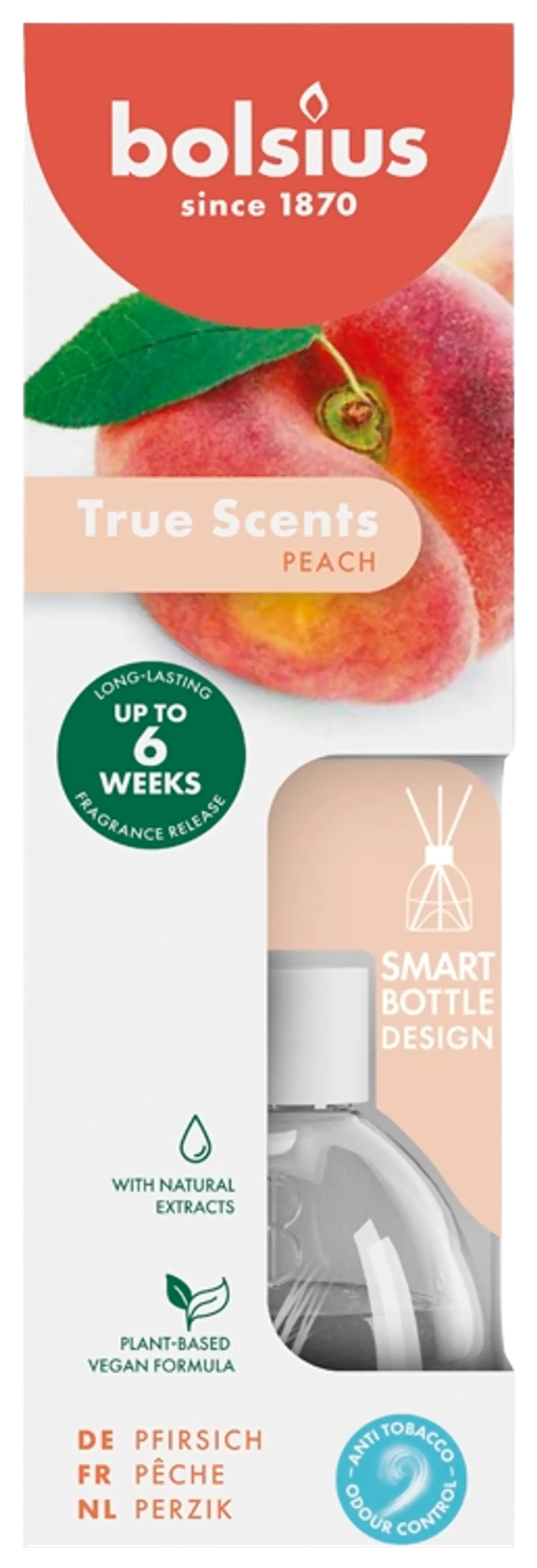 Bolsius True Scents – huonetuoksu – Peach – 60 ml - 3