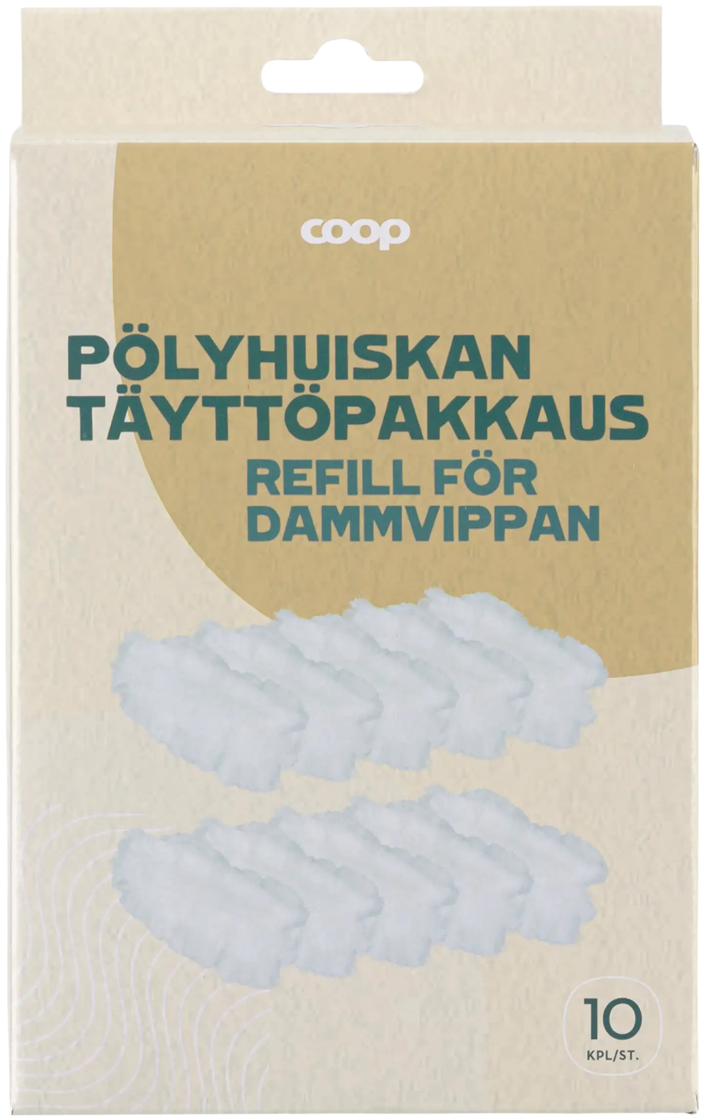 Coop pölyhuiskan täyttöpakkaus 10 kpl