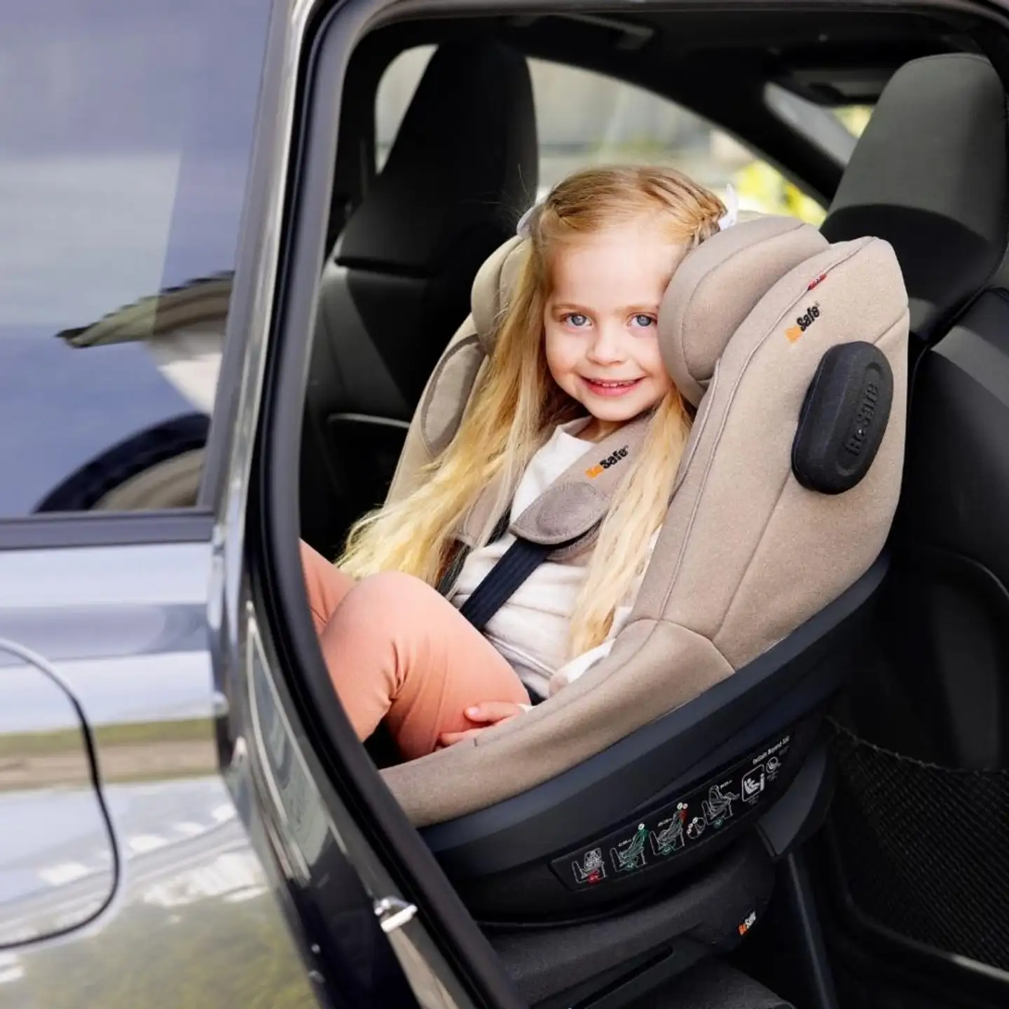 Besafe Beyond 360 2 turvaistuin Dark Grey Melange - 9