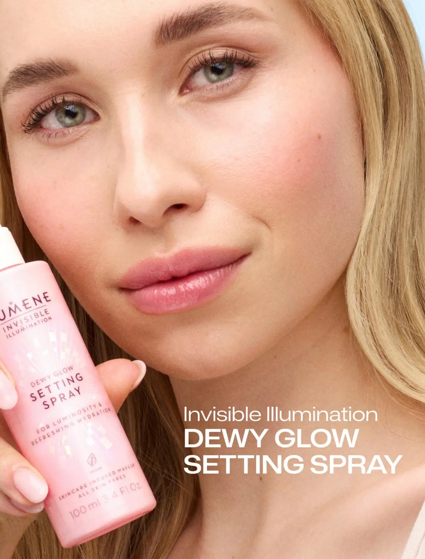 Lumene Invisible Illumination Dewy Glow Kosteuttava meikinkiinnityssuihke 100 ml - 5