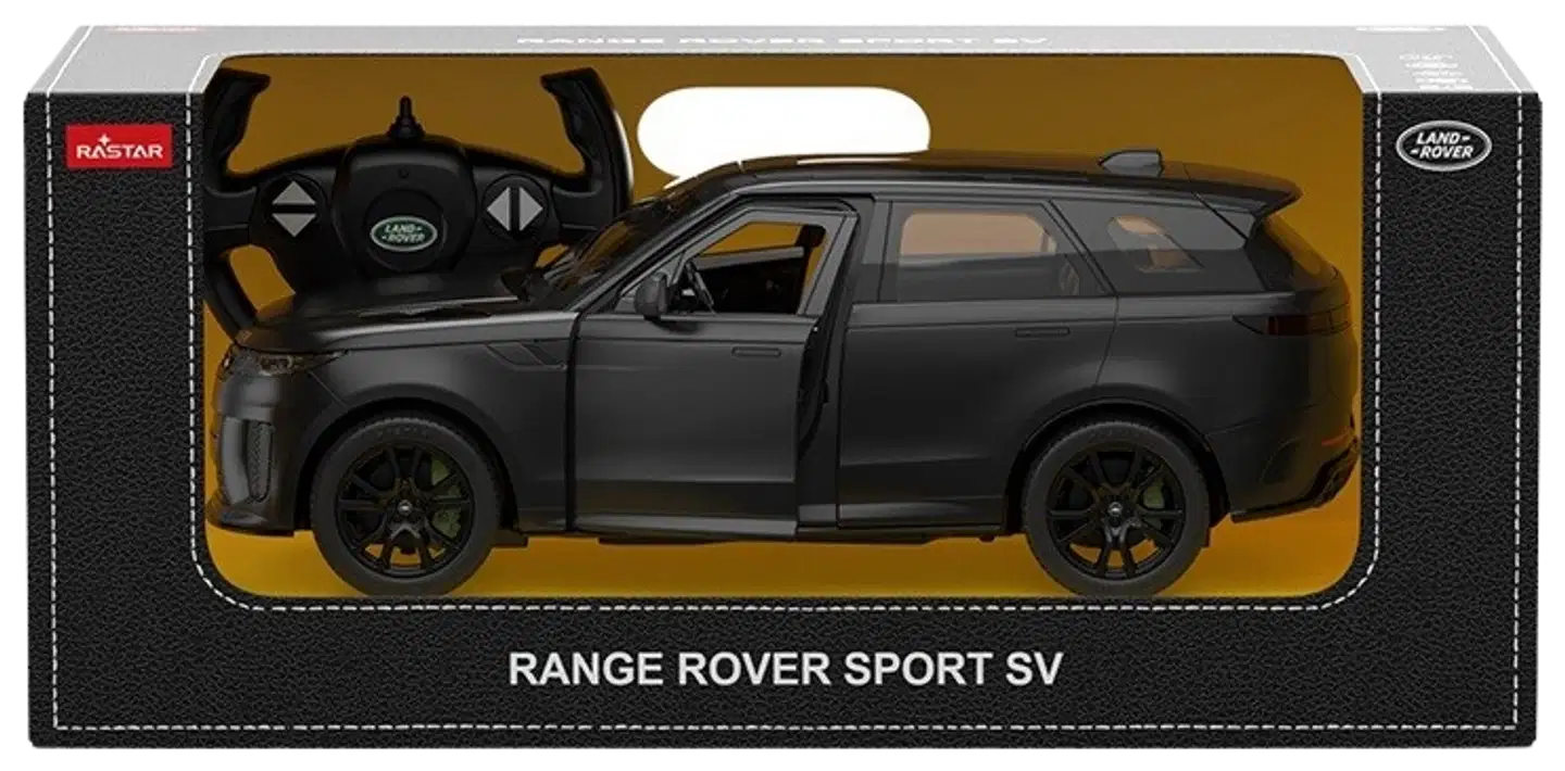 RASTAR 1:14 Range Rover Sport SV Radio-Ohjattava Musta - 3