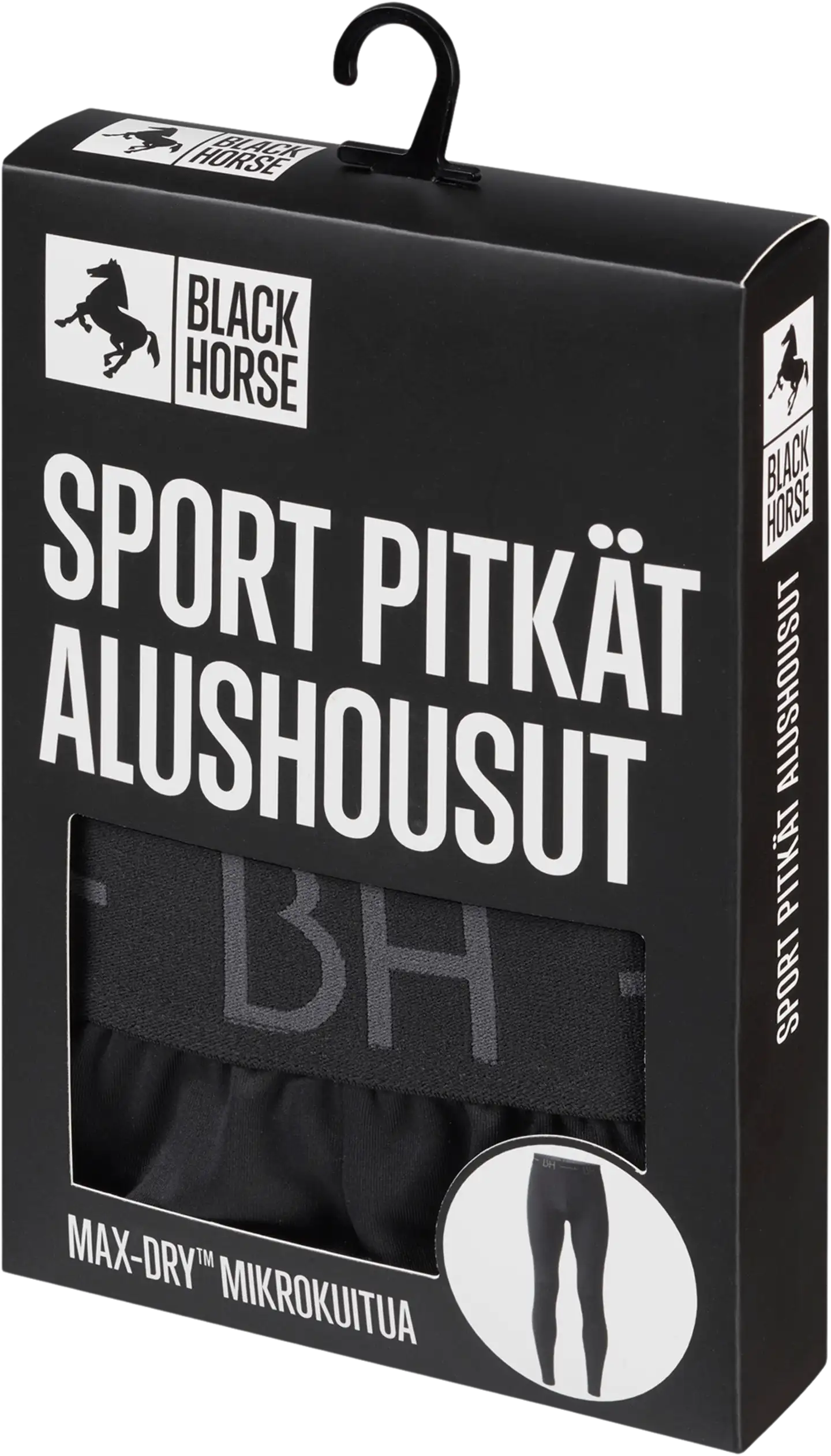 Miesten pitkät alushousut Black Horse - BLACK - 2