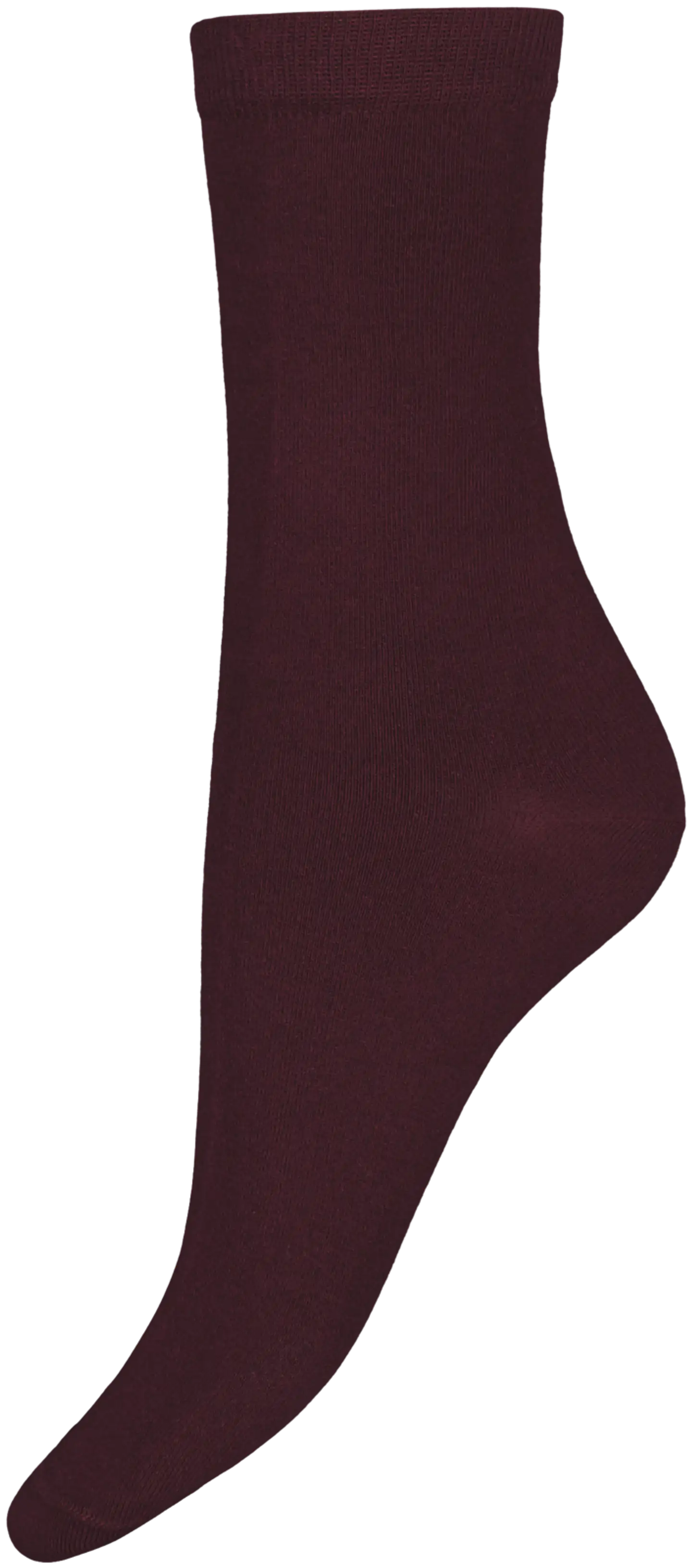 Vogue naisten nilkkasukat cotton basic sock 3-pack - Ruby wine - 3