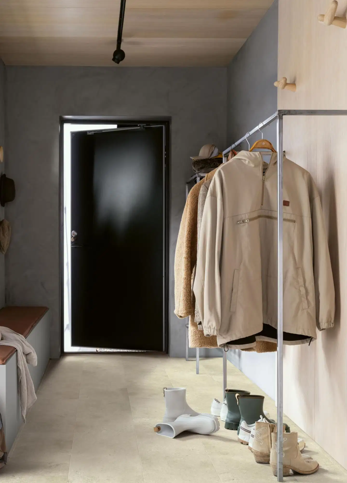 Pergo vinyylilaatta Viskan Pad Pro Beige Gritty Stone - 3