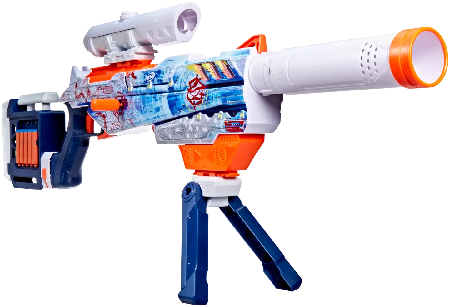 Nerf Loadout leikkipyssy Arctic zerostriker - 6