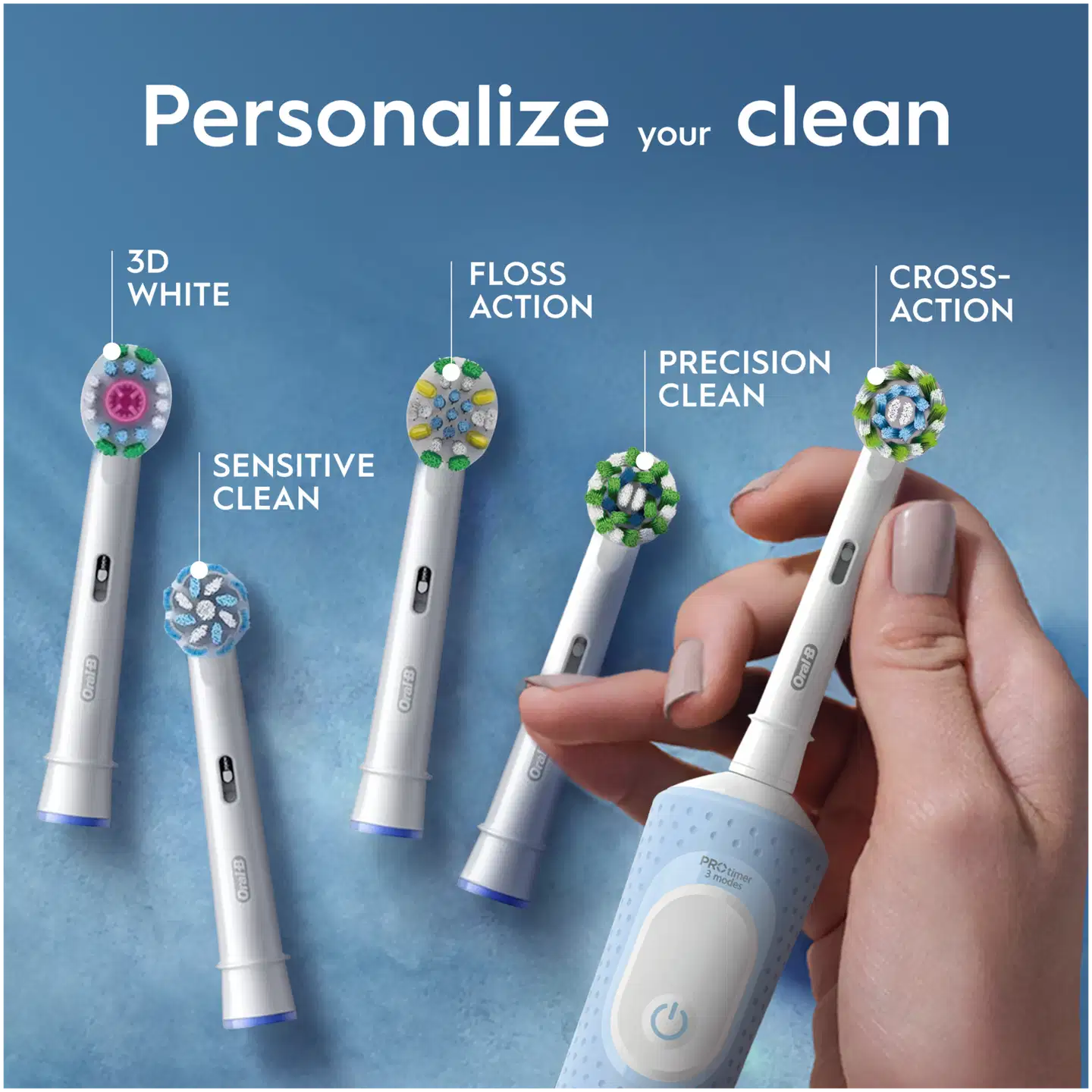 Oral-B Vitality PRO Vapor Blue sähköhammasharja - 6