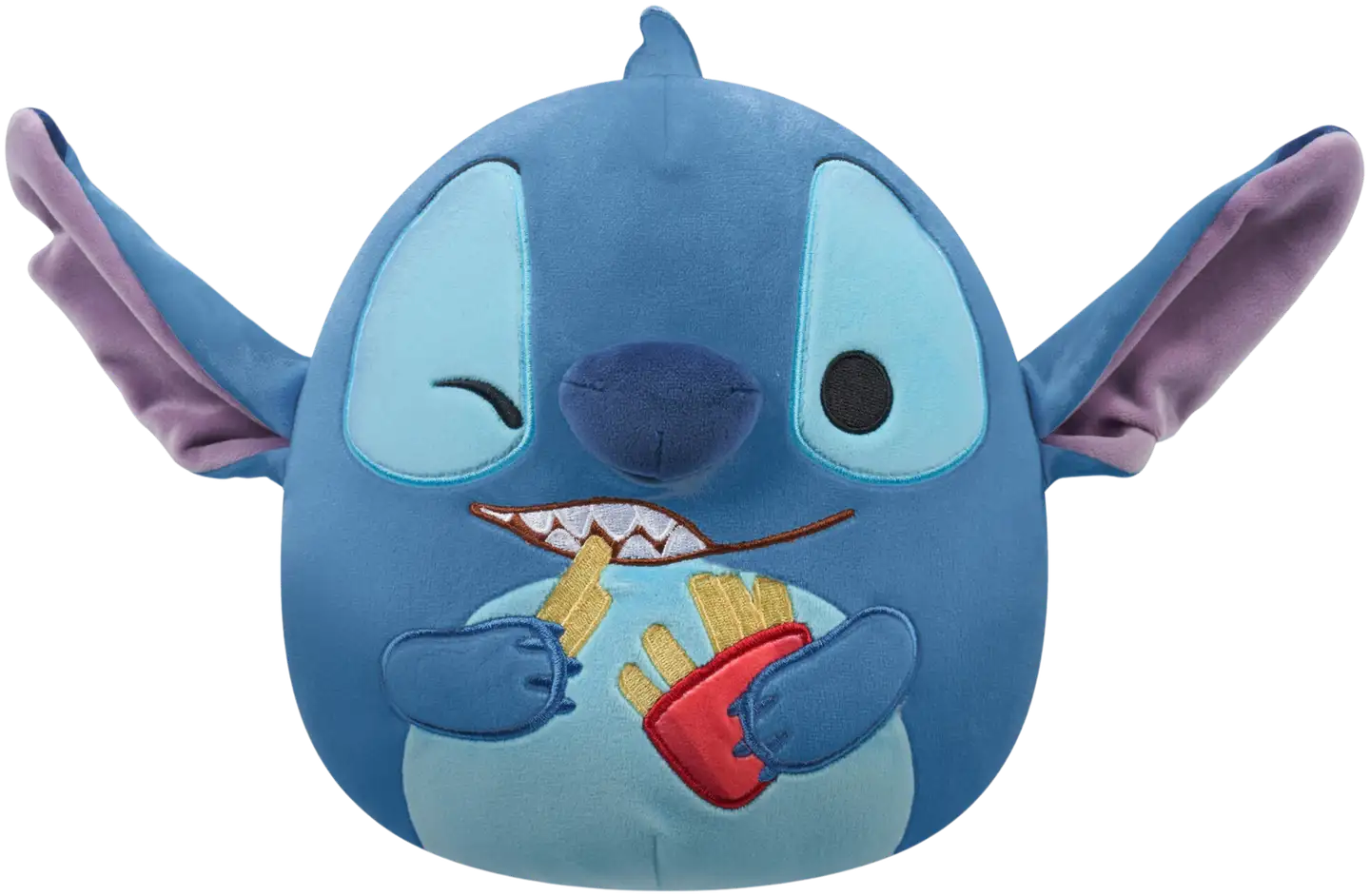 Squishmallows 20 cm Disney Stitch Holding French Fries pehmo - 1