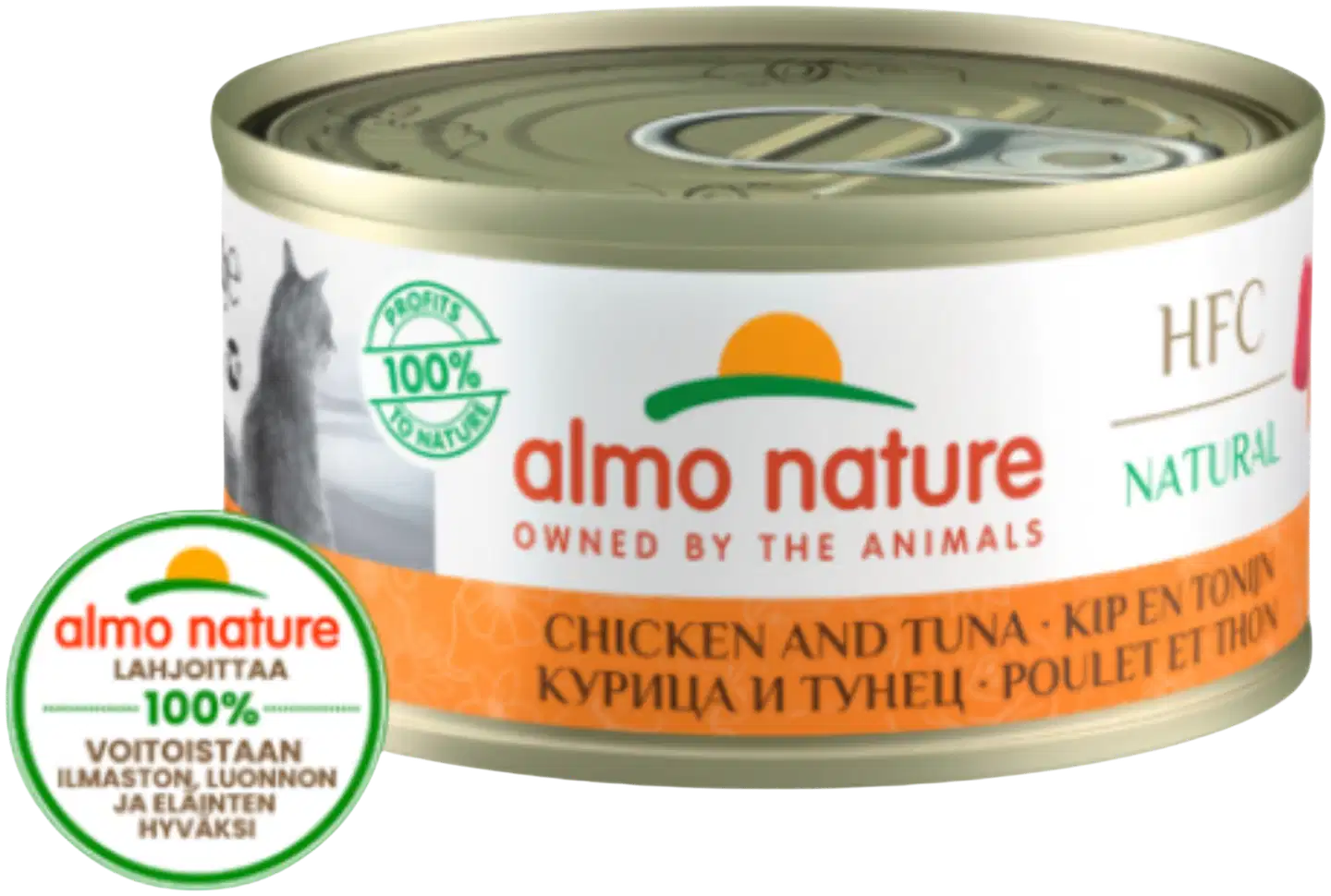 Almo Nature HFC Natural Kana & Tonnikala 70g