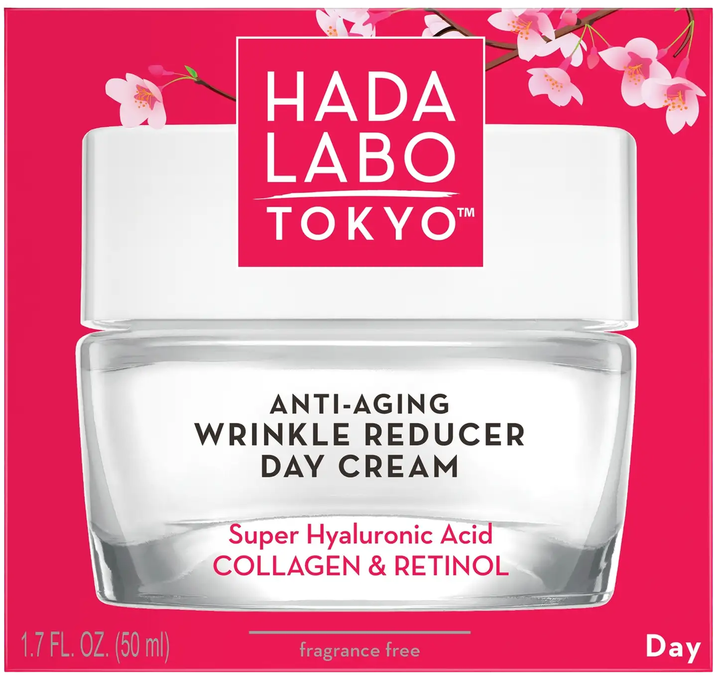 HADA LABO TOKYO Anti-Aging Wrinkle Reducer Day Cream päivävoide 50ml