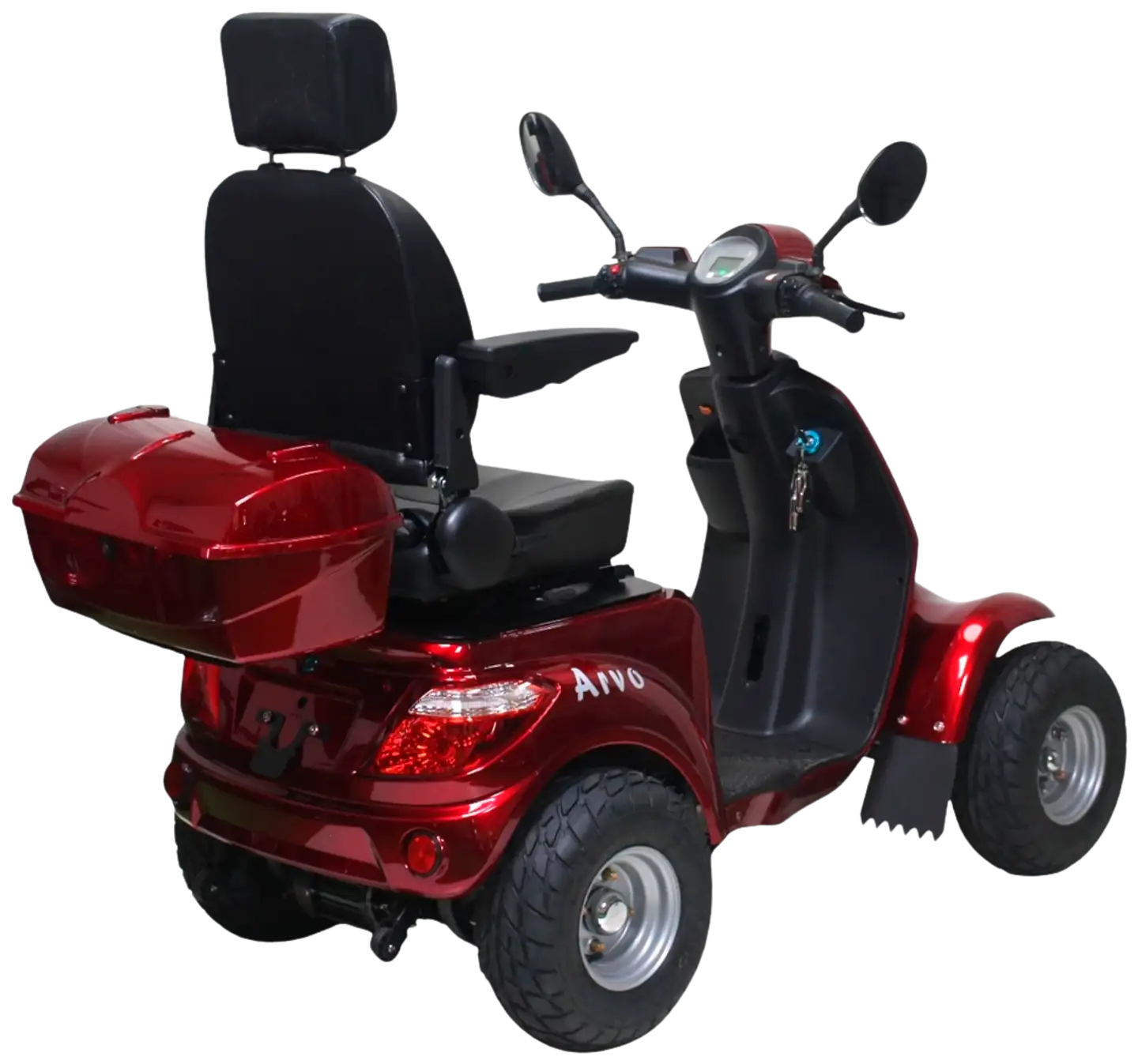 Arvo senioriskootteri P900 punainen - 3