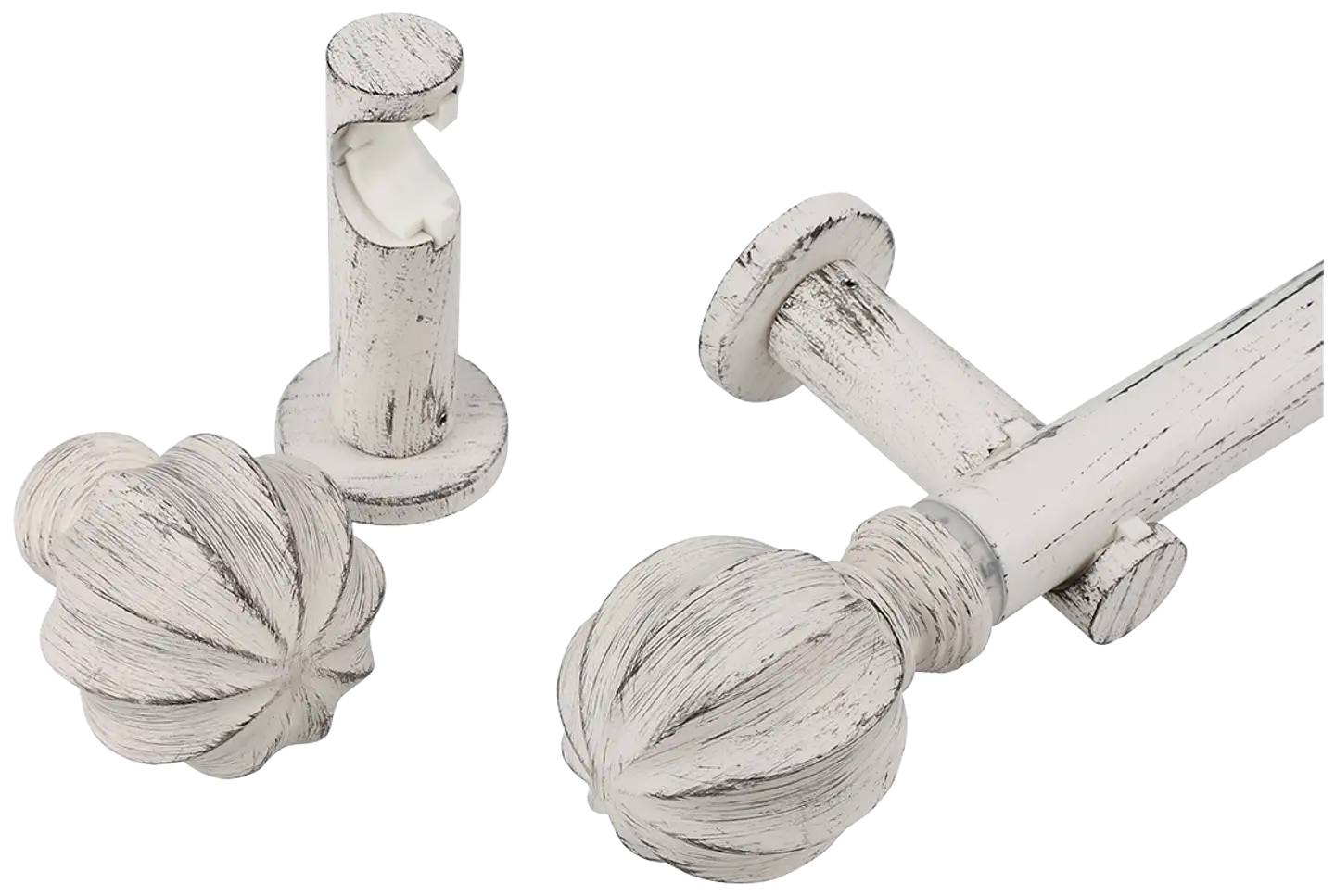 Ihanin verhotanko Isabella valkokulta 160-310cm 25/28mm - 2