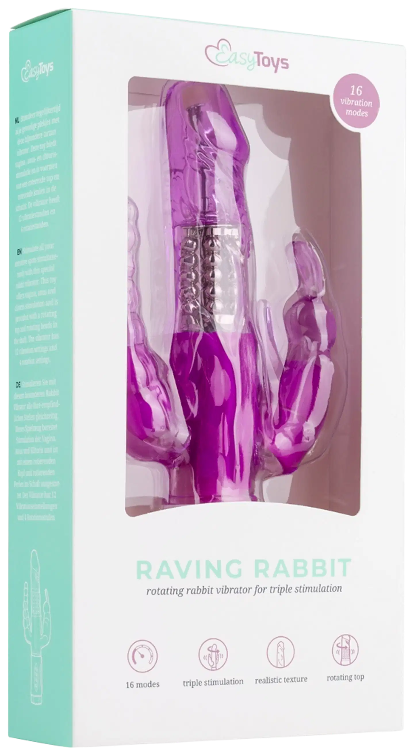 EasyToys triplavibraattori Rabbit - 5