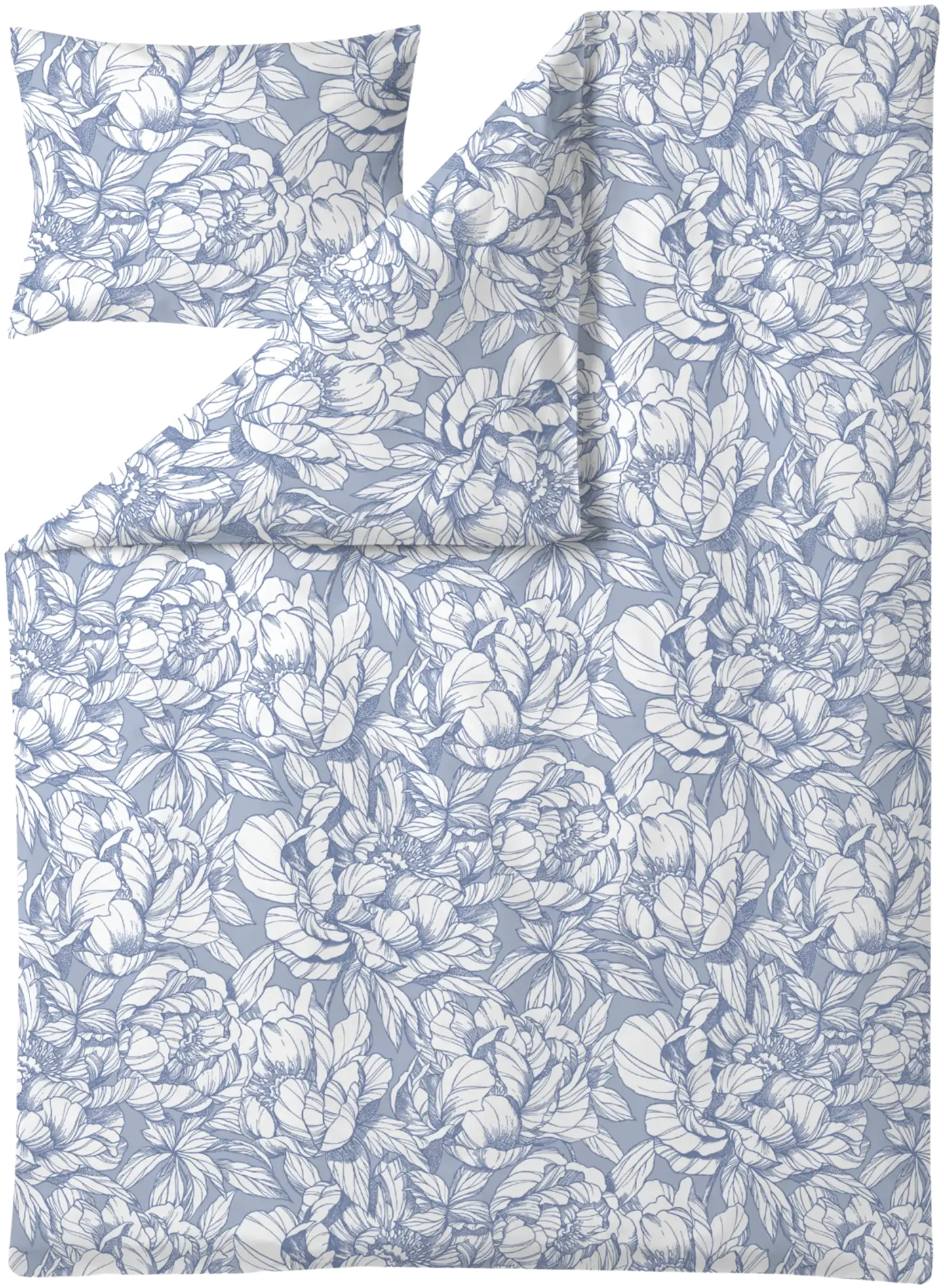 Finlayson pussilakanasetti Pioni 150X210+50X60 sininen (tencel) - 1