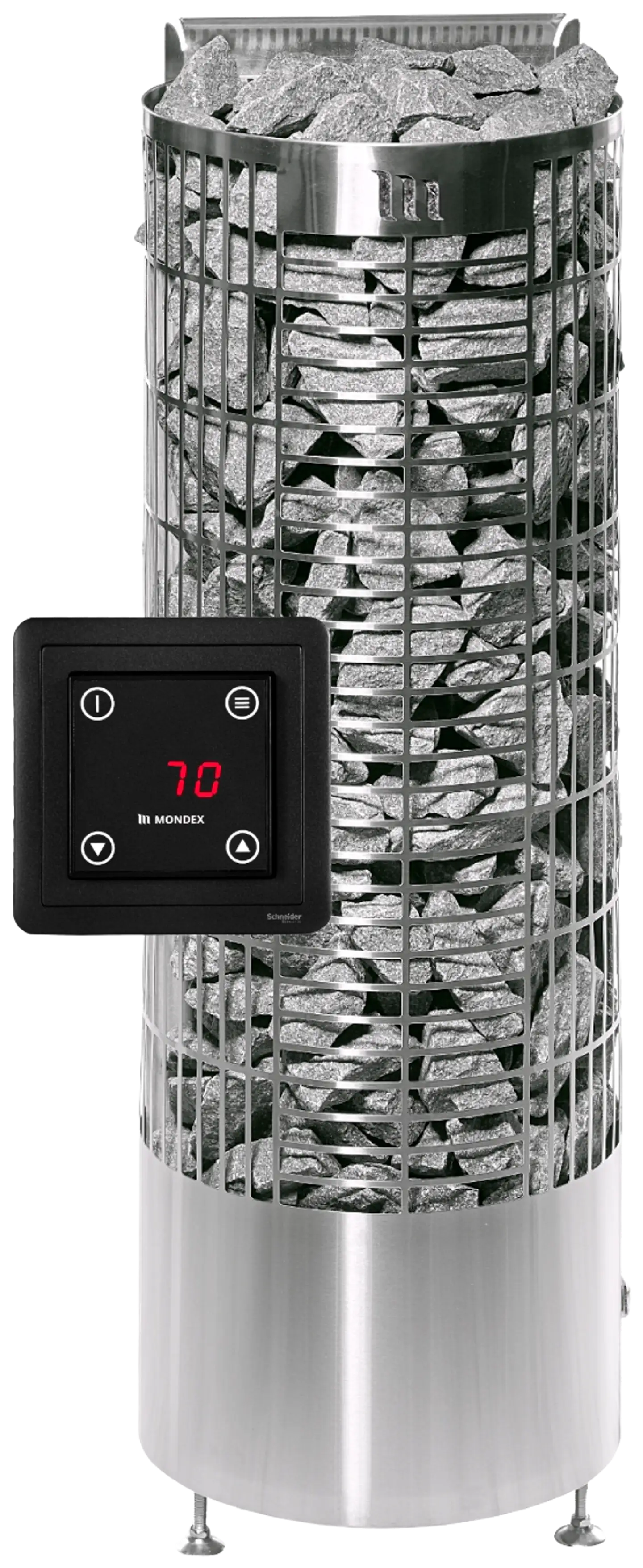 Mondex sähkökiuas Kalla E2W 6,6 kW RST, sisältää WiFi - 1