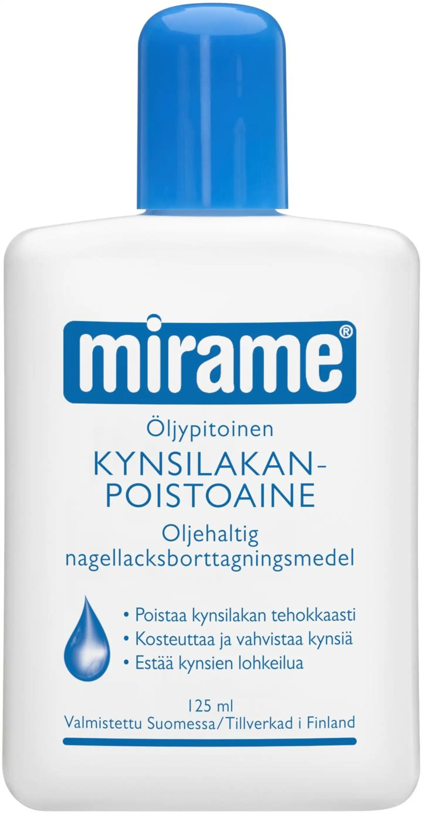 Mirame öljypitoinen kynsilakanpoistoaine 125ml