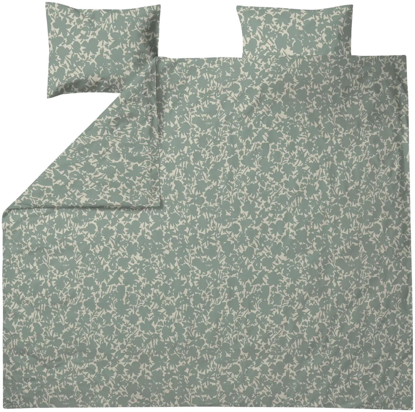 Finlayson satiini pussilakanasetti tupla Katveessa 240X210+2x50X60 salvia - 1