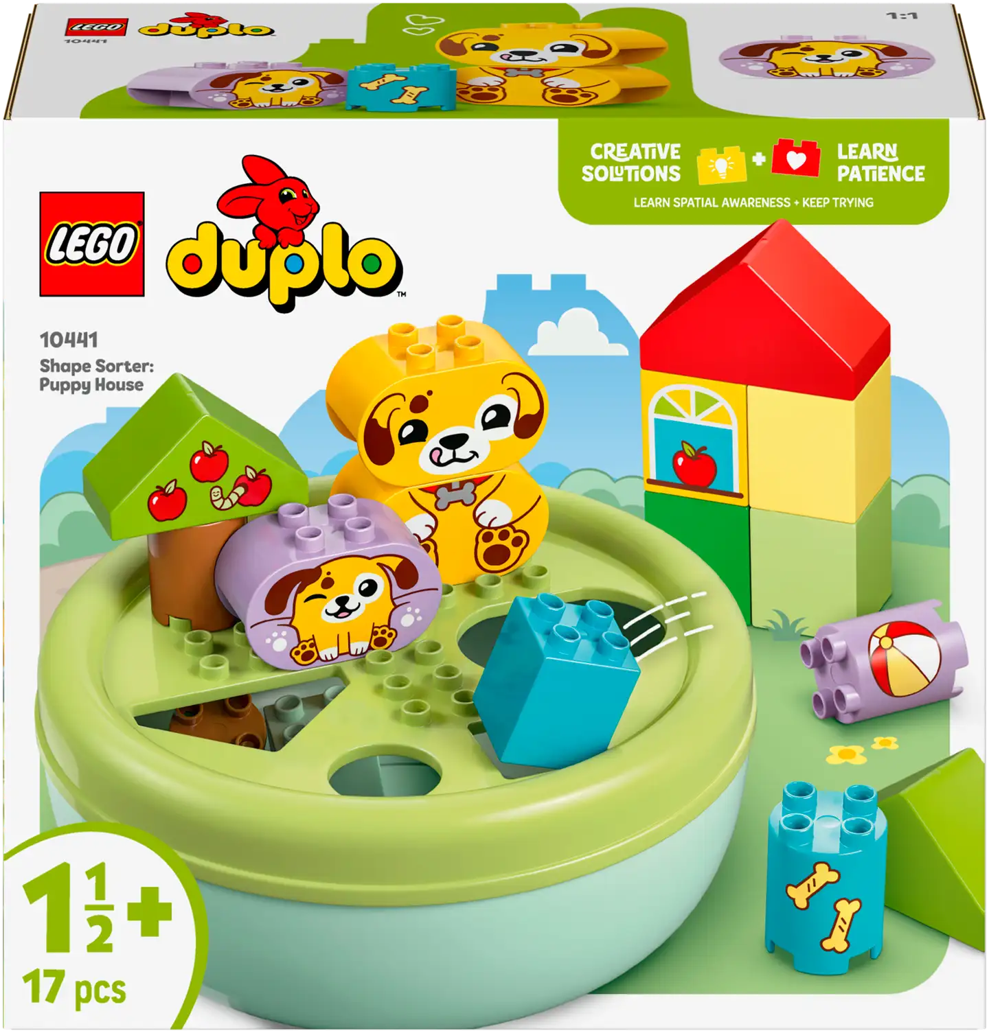 LEGO® DUPLO My First 10441 Opetellaan muotoja: Koiranpentujen talo - 2
