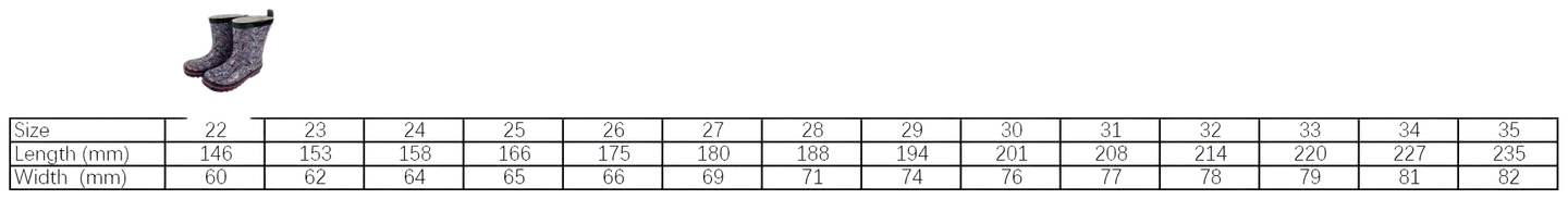 Ciraf lasten kumisaappaat Butterfly RB - black/pink - 6