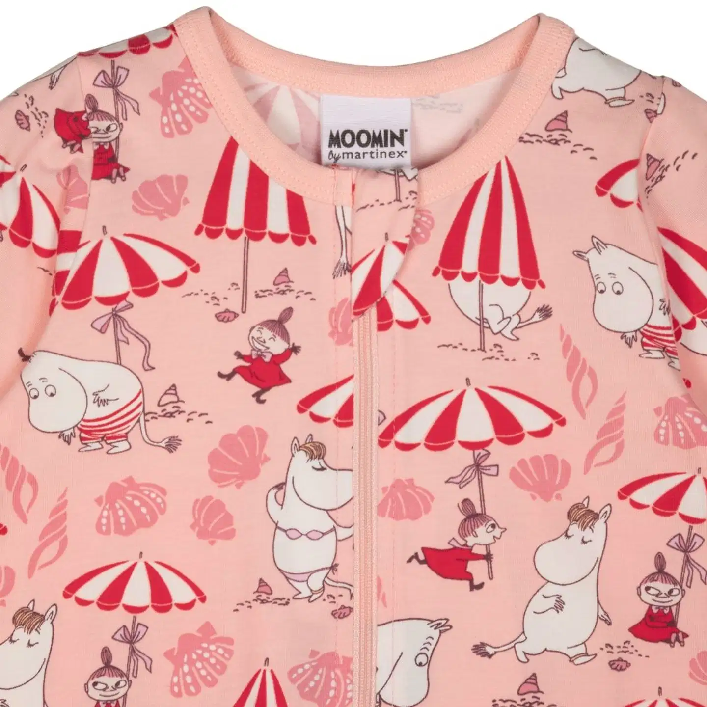 Muumi vauvojen pyjama Simpukkaranta 591679 - koralli - 2