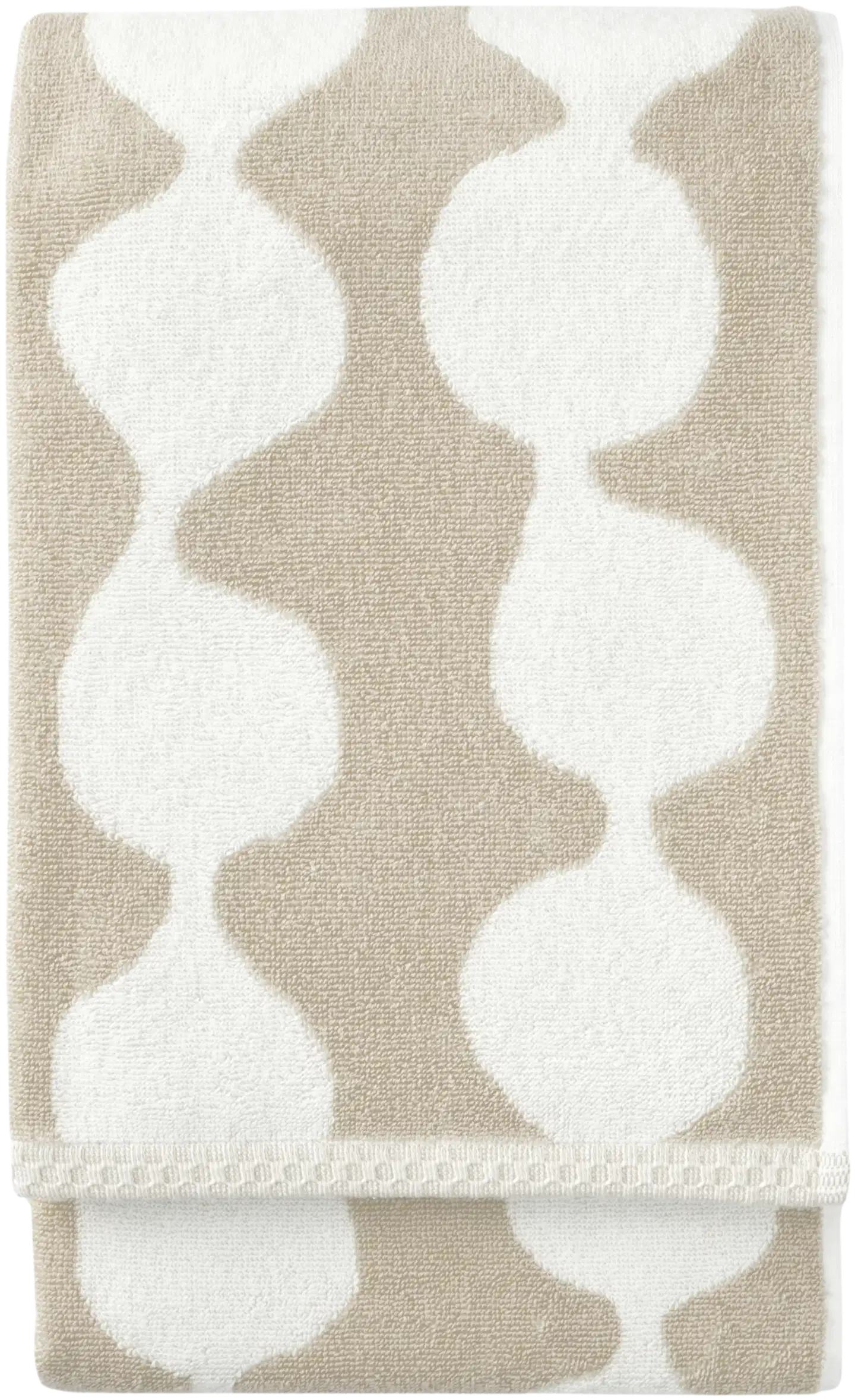 Finlayson kylpypyyhe Pampula 70x150 beige-valkoinen
