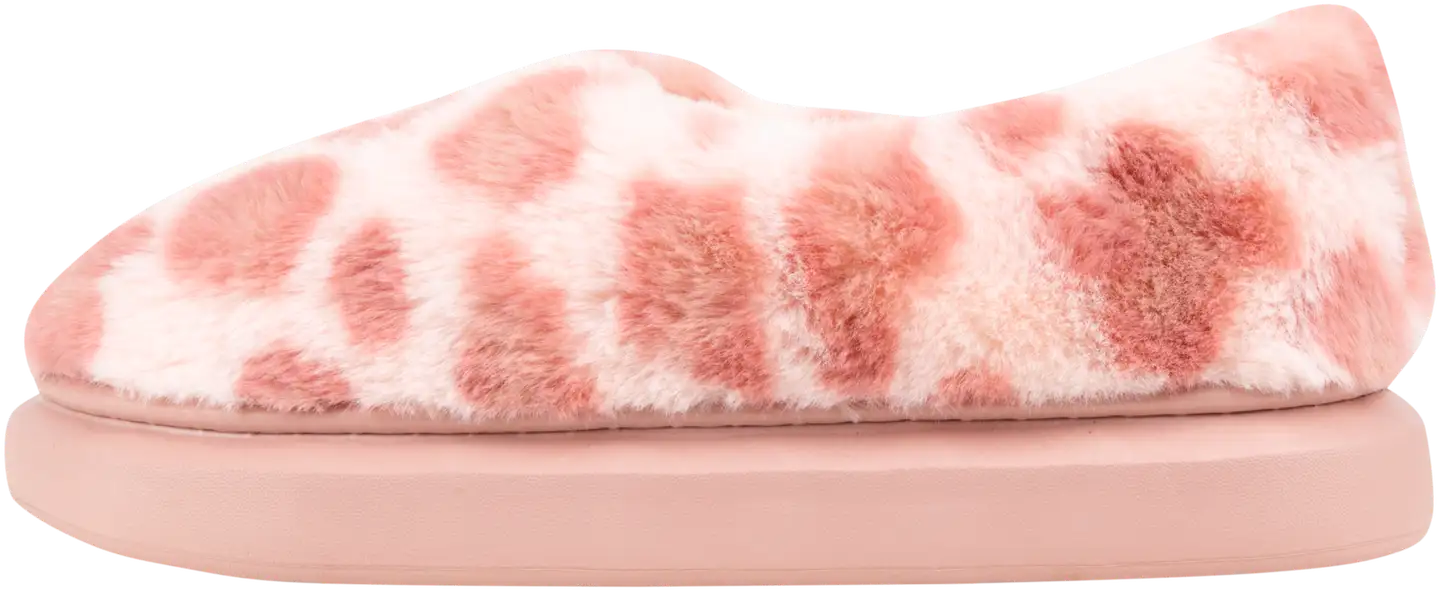 TEX naisten leopardikuvioiset kotitossut I989887 - pink - 3
