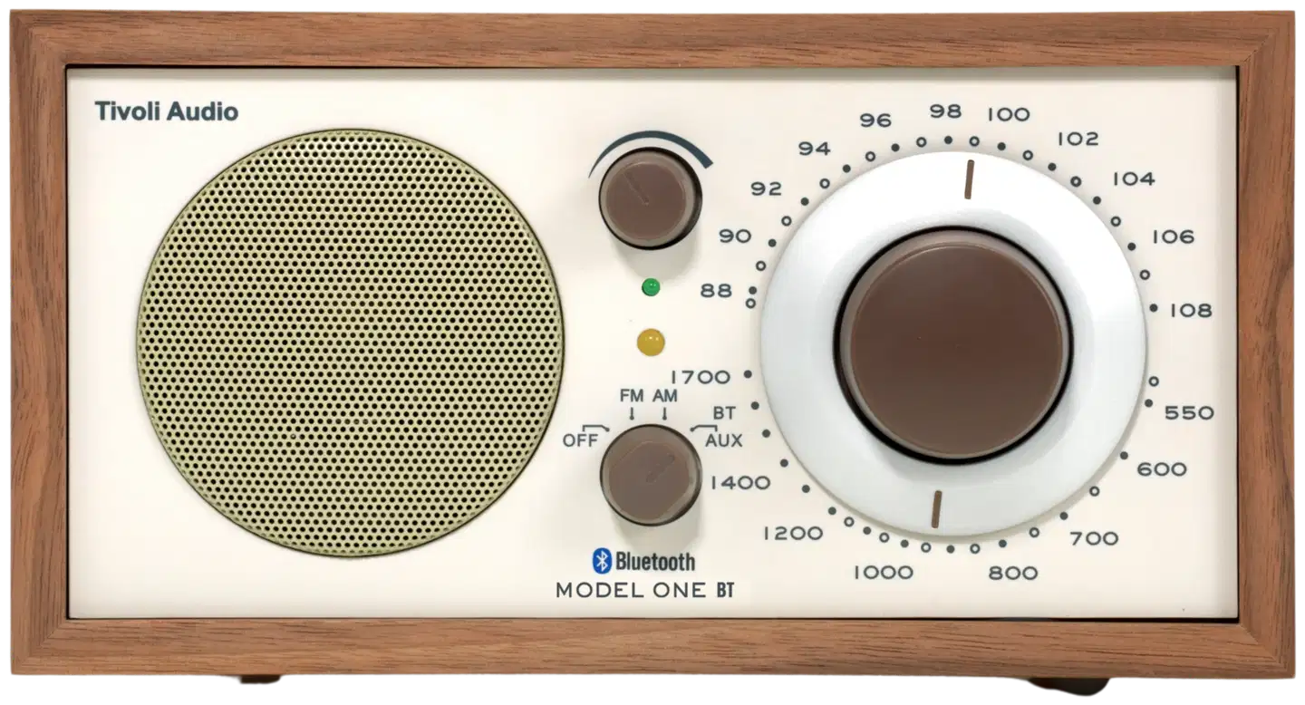 Tivoli Audio Bluetooth-pöytäradio Model One BT pähkinä/beige - 1