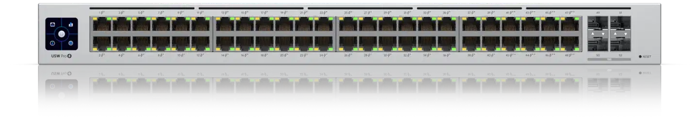Ubiquiti 48-porttinen gigabit PoE -kytkin Layer 3 -ominaisuuksilla USW-PRO-48-POE - 2