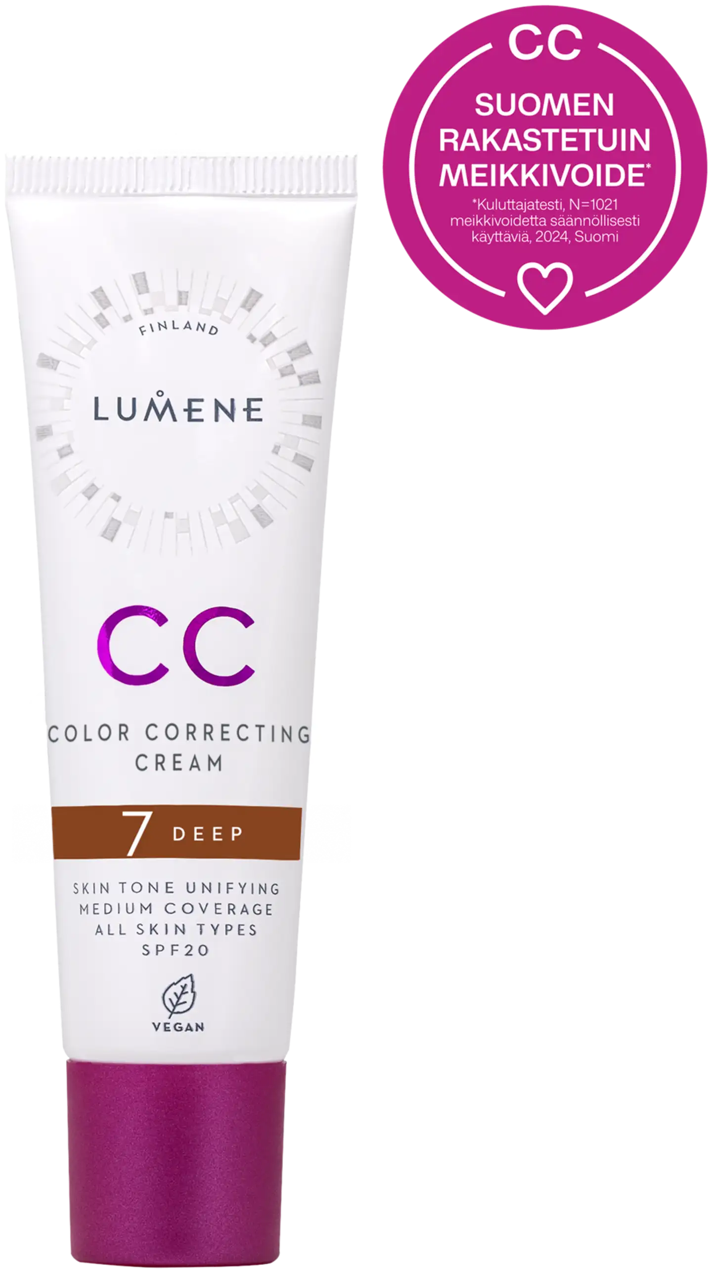 Lumene CC Color Correcting Meikkivoide SK20 7 Deep 30 ml - 1