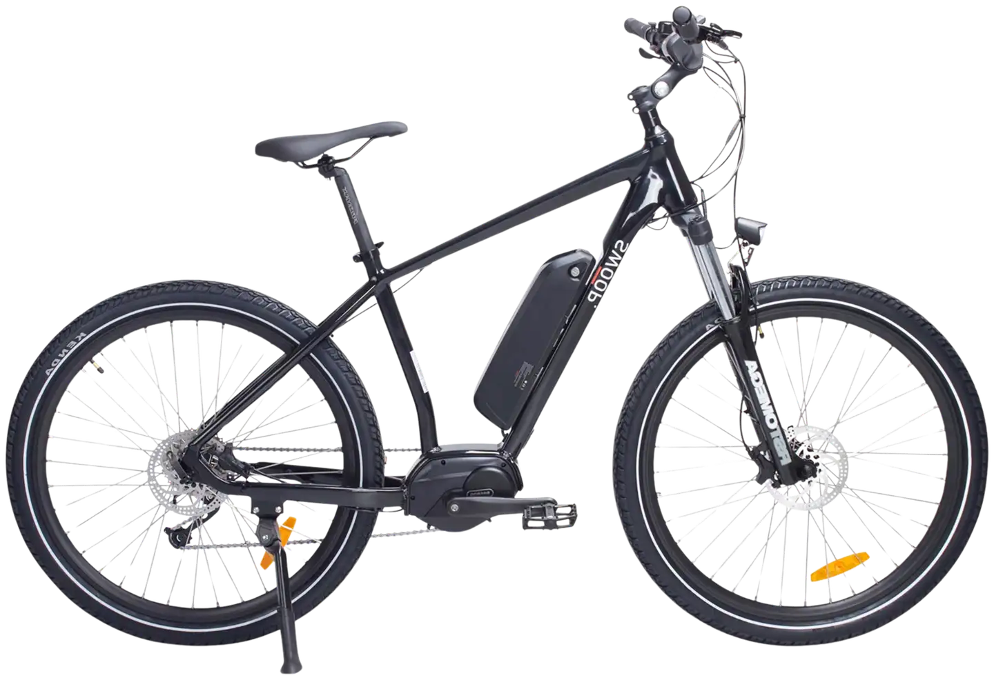 Swoop sähkömaastopyörä MTB Seeker 27,5" 9-vaihdetta musta - 1
