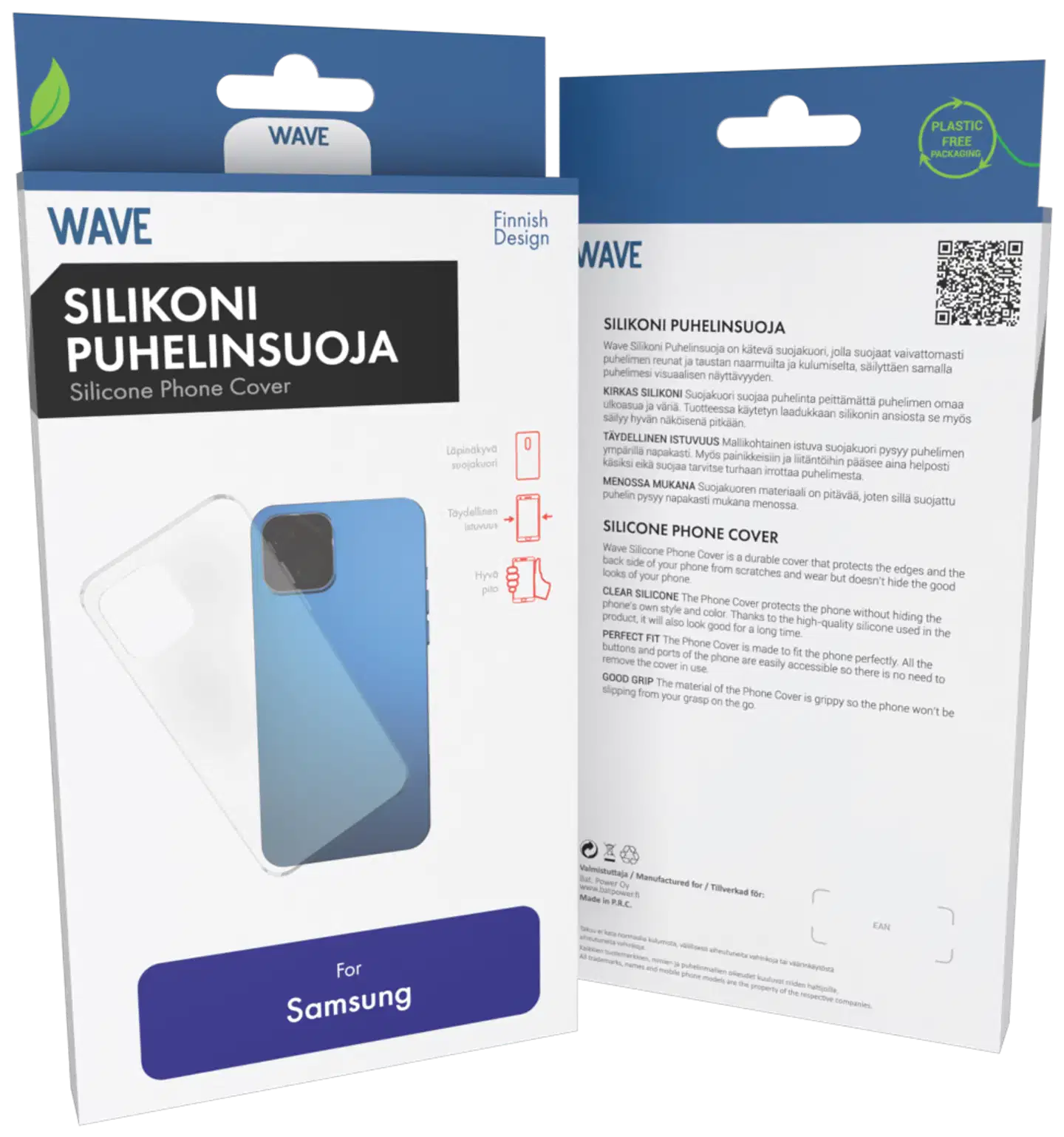 Wave Silikonisuoja, Samsung Galaxy A27 5G, Kirkas - 1