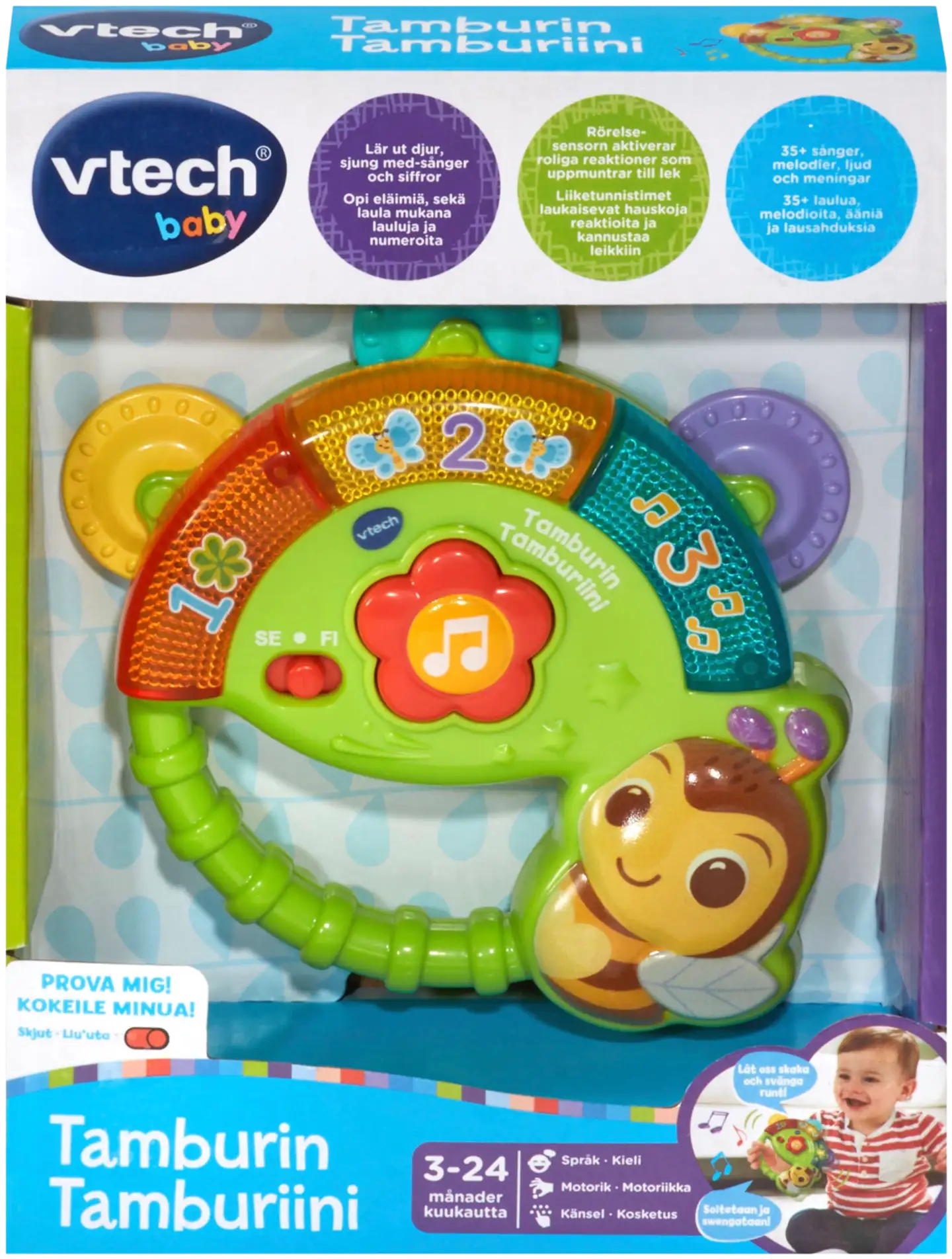 Vtech Heiluttelu Äänet Tamburiini SE&FI - 1