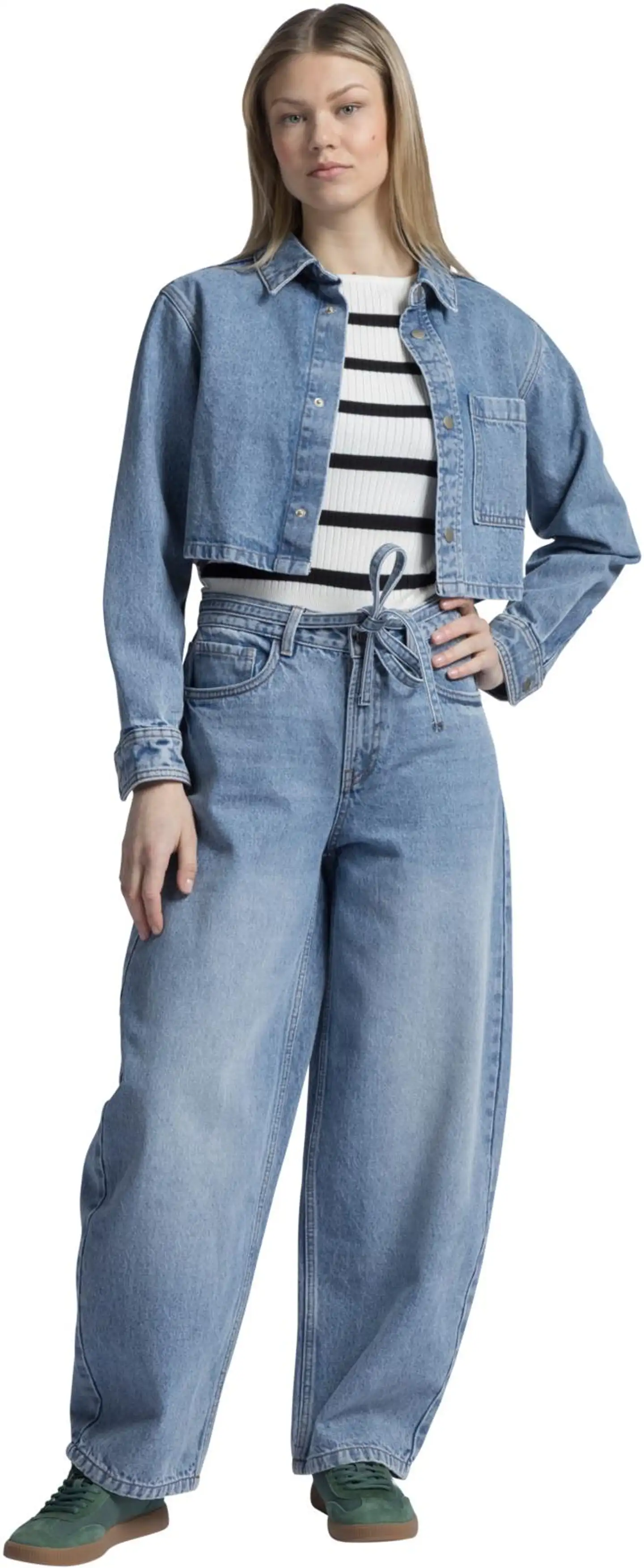 WKLY. naisten raidallinen ribbineulepusero 213W280252 - off white/black - 3