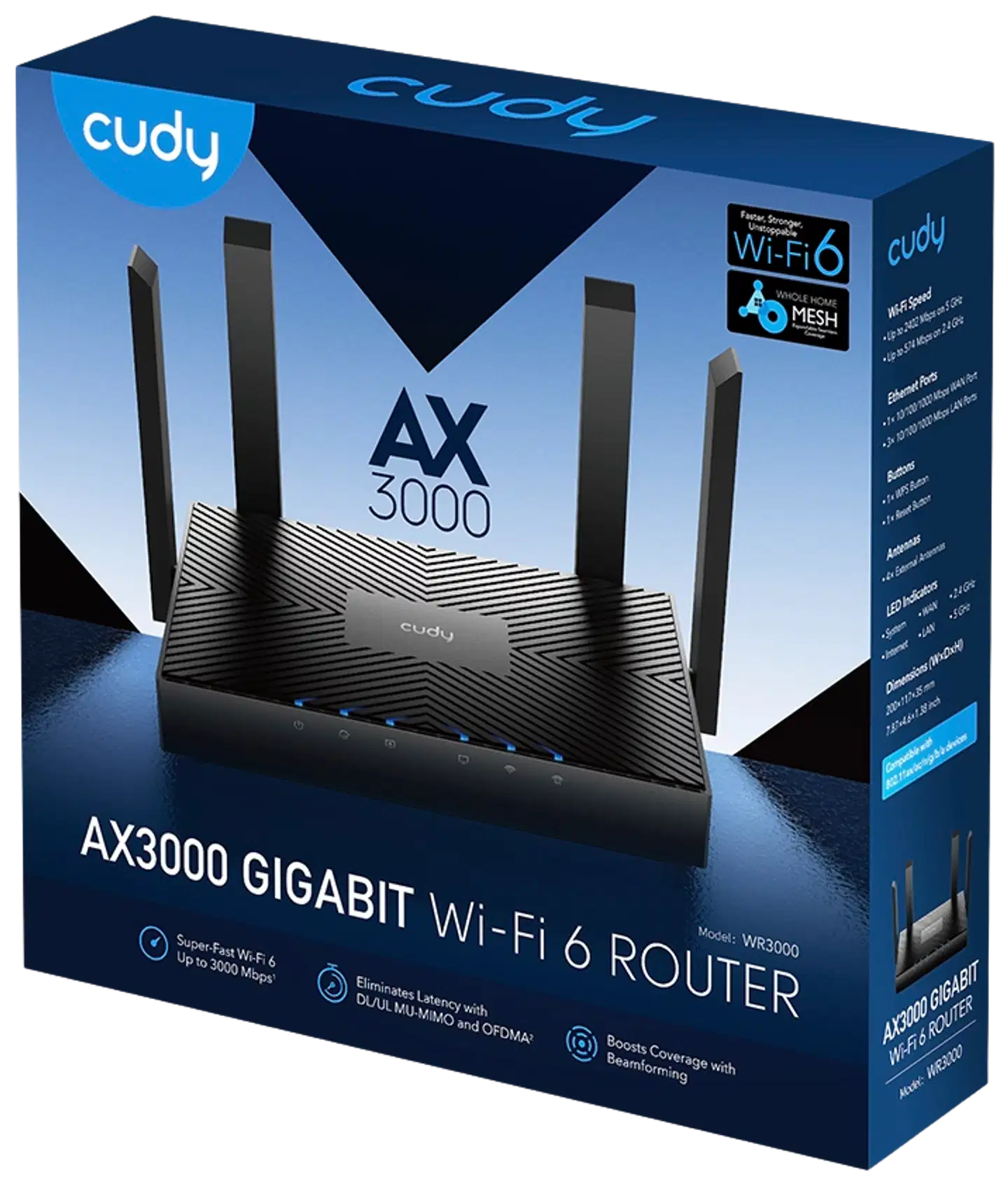 Cudy WiFi-reititin WR3000 - 8