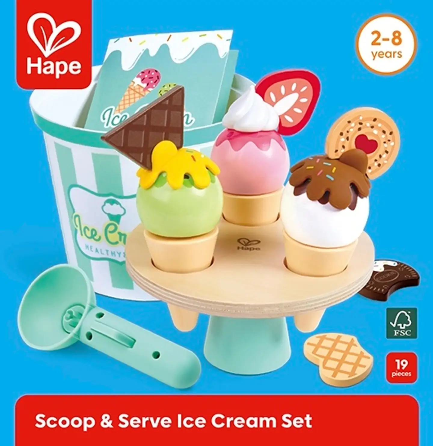 Hape Jäätelöt leikkisetti - 5