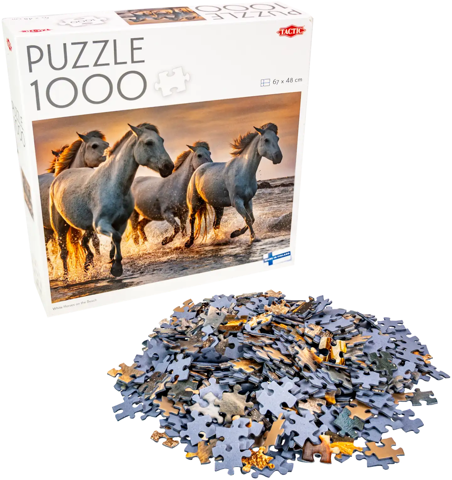 Tactic palapeli White horses on the beach 1000 palaa - 2