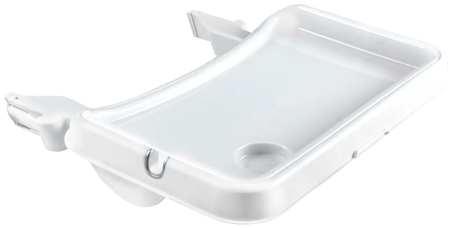 Hauck tarjotin syöttötuoliin Alpha Tray valkoinen - 1
