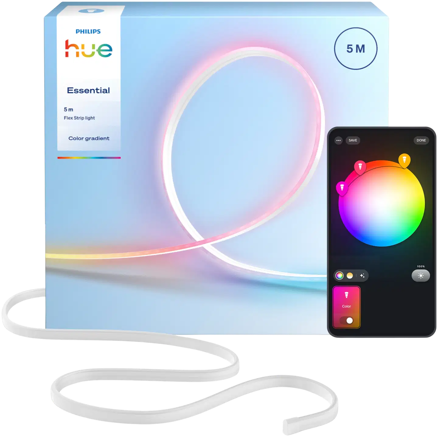 Philips Hue Essential flex valonauha 5m muotoilteva - 1