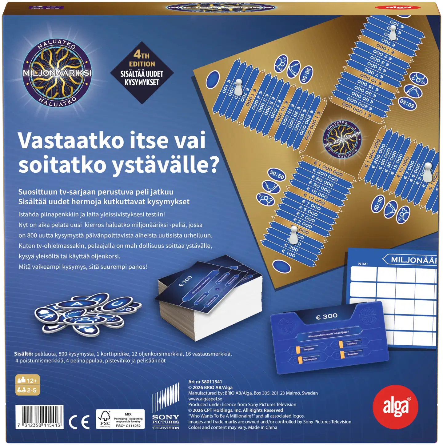 Alga Haluatko Miljonääriksi 4th Edition - 3