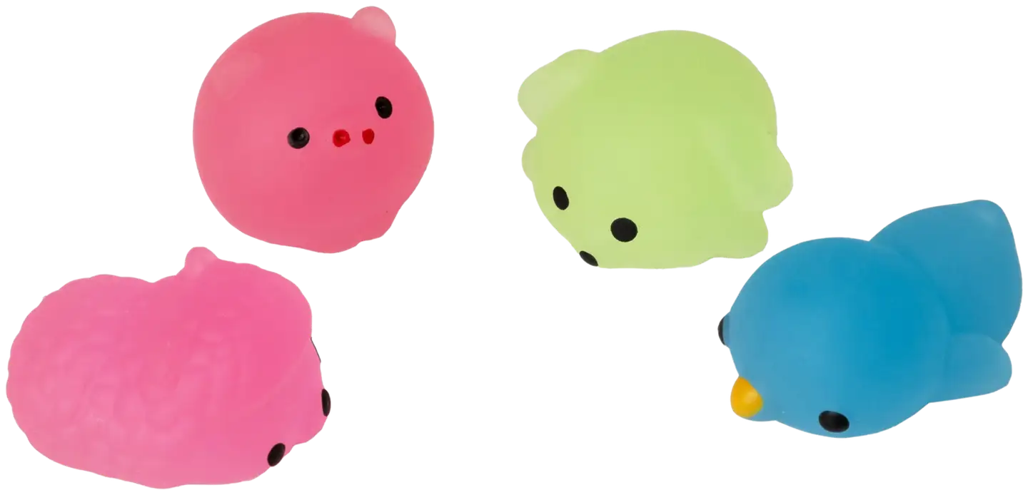 Squish Meez Pimeässä Hohtava Fidgethahmo - 2