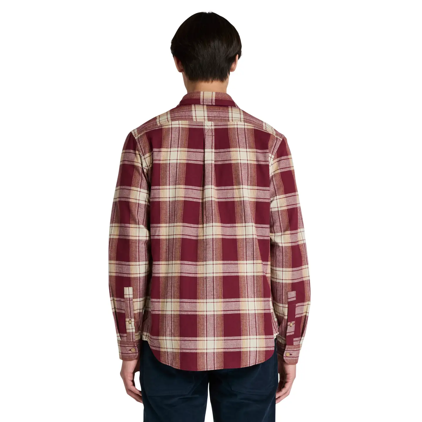 Timberland miesten flanellipaita Herringbone - BURGUNDY - 2