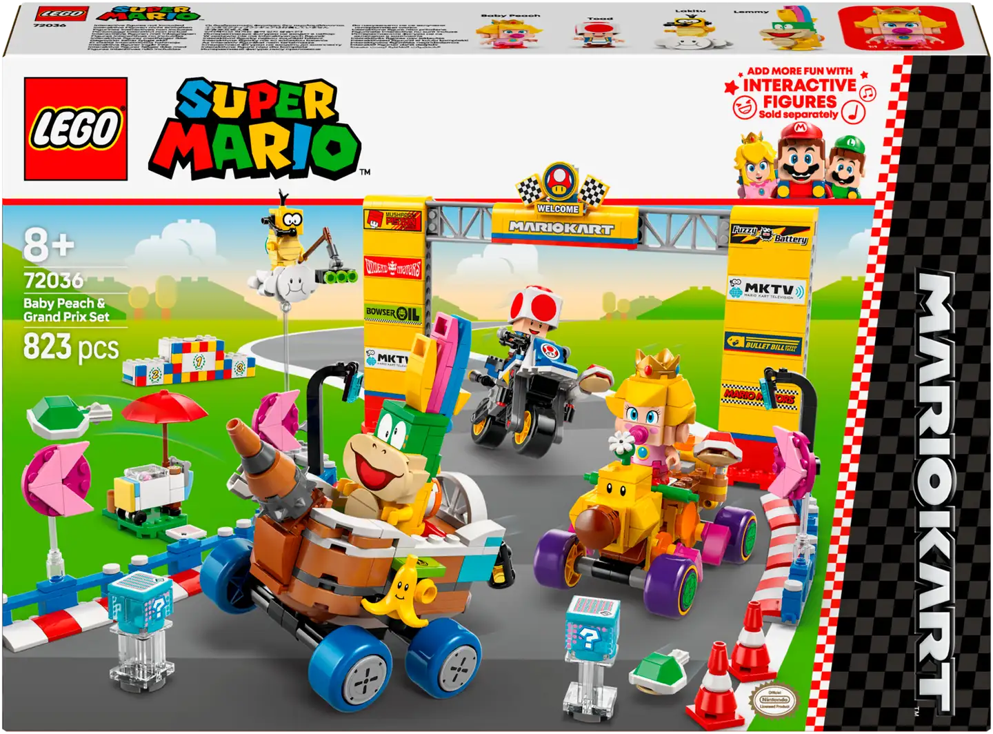 LEGO® Super Mario 72036 Mario Kart™ – Baby Peach ja Grand Prix ‑setti - 2