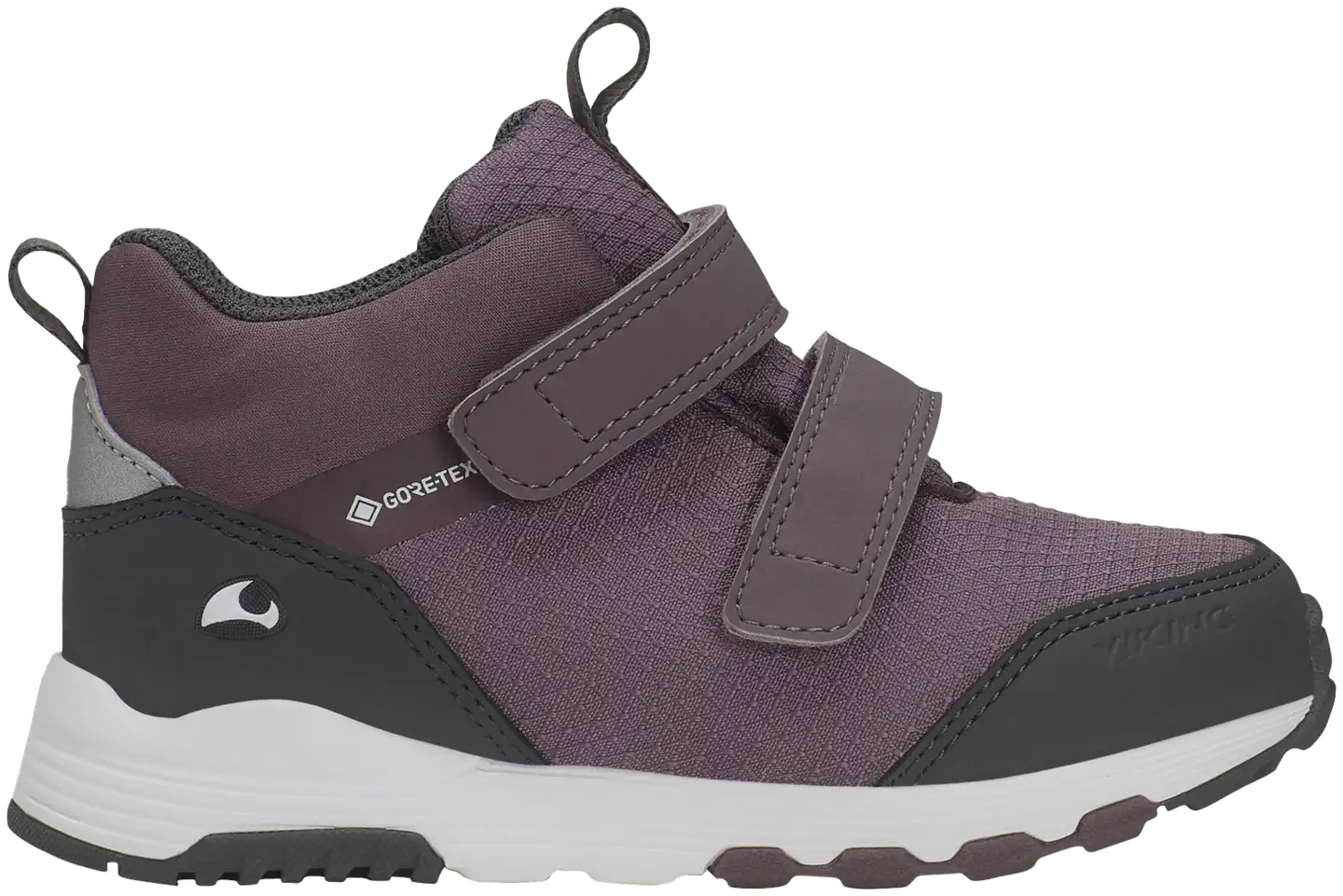 Viking lasten ulkoilujalkine 3-51000 Etne Mid GTX - Plum/charcoal