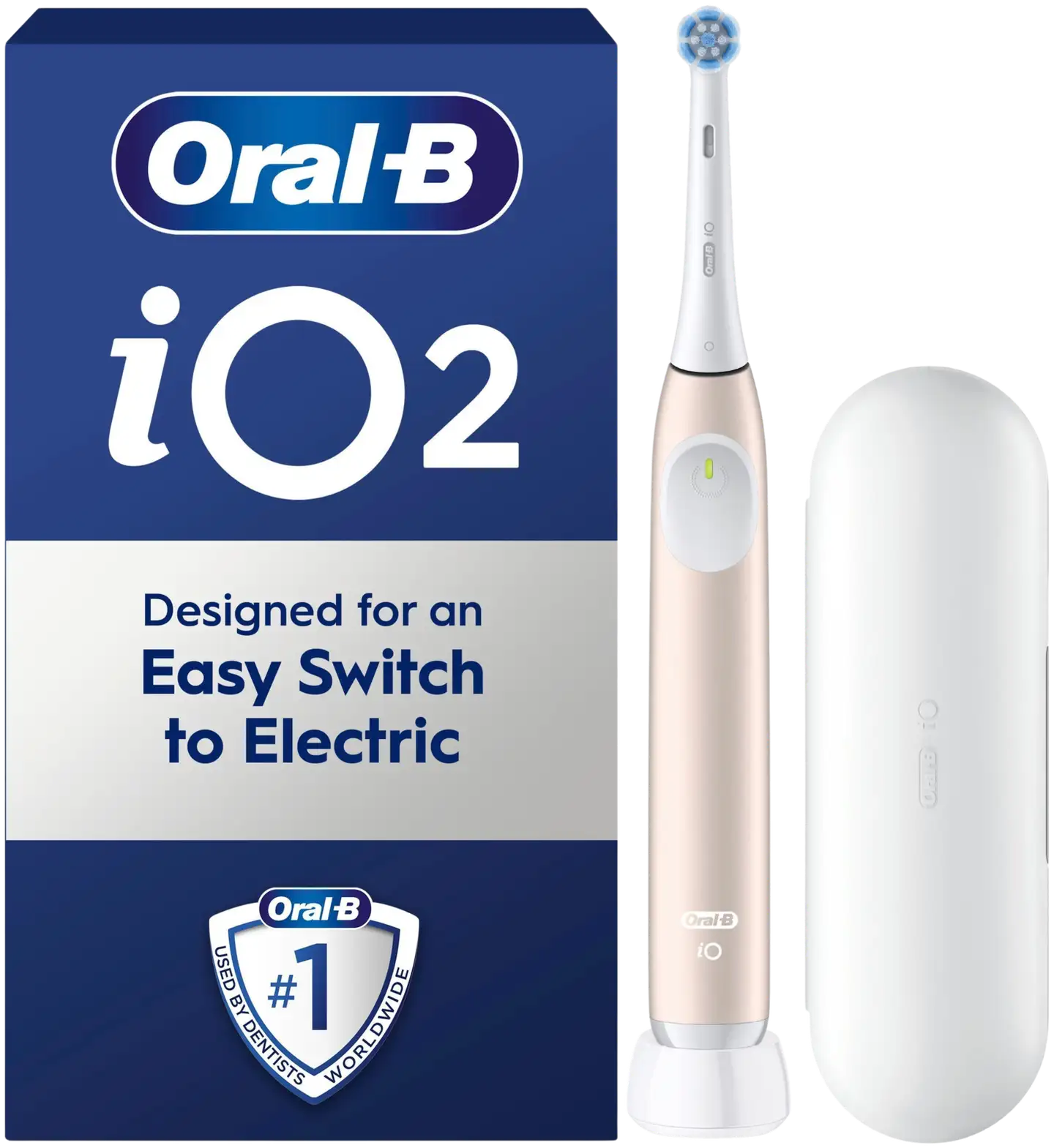 Oral-B IO2 Vaaleanpunainen + matkakotelo - 1