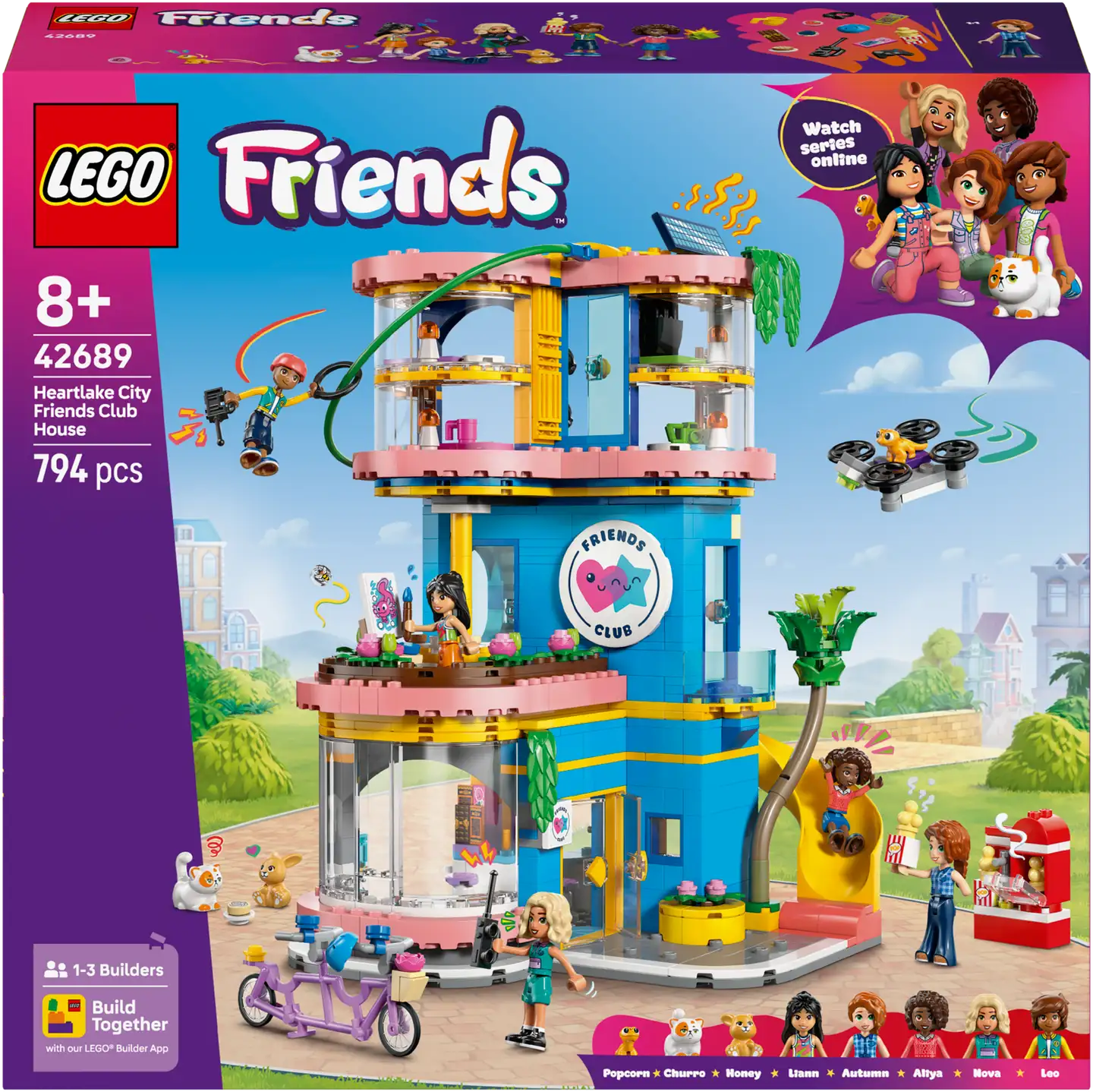 LEGO® Friends 42689 Heartlake Cityn ystävysten kerhotalo - 4