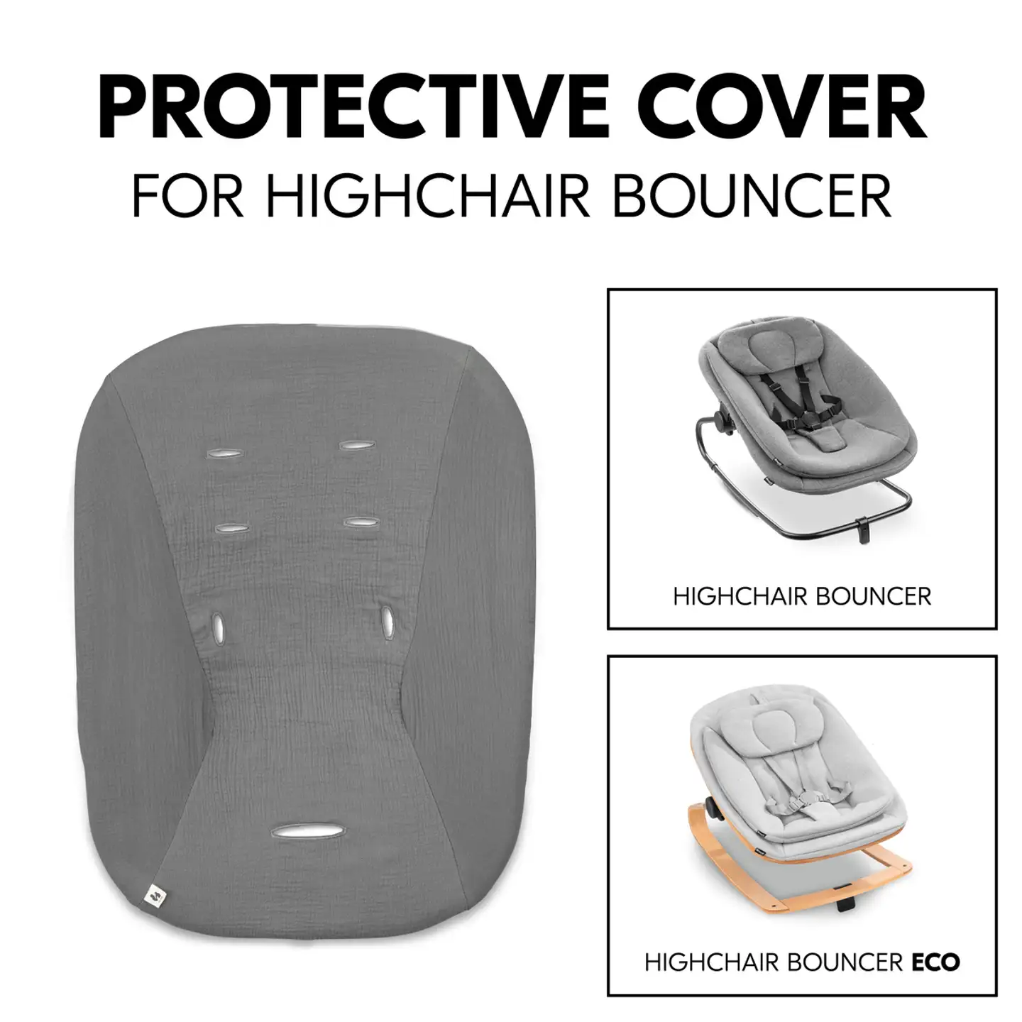 Hauck suojapäällinen sitteriin Highchair tummanharmaa - 15
