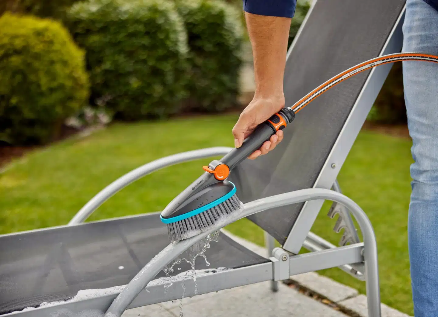 GARDENA Käsikäyttöinen pesuharja M Cleansystem, pehmeä - 4