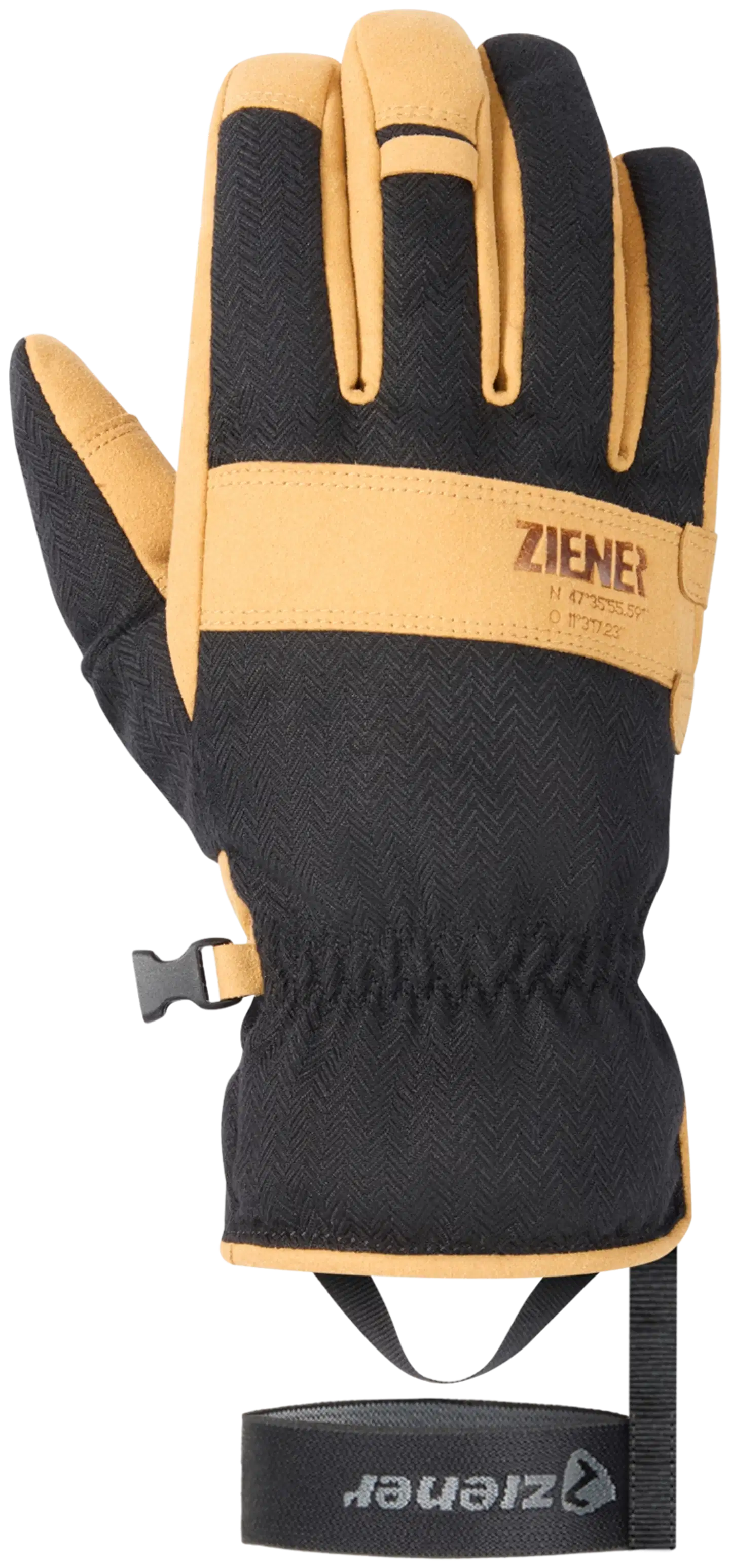 Ziener miesten sormikkaat Galsi-Z AS - black - 2