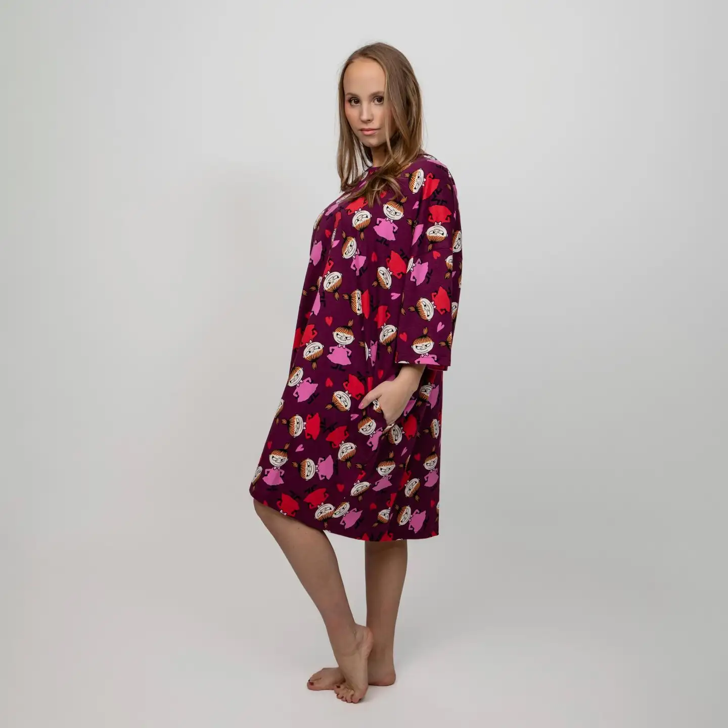 Muumi naisten Nanna jättipaituli Pyörähdys 590783 - Violetti - 3